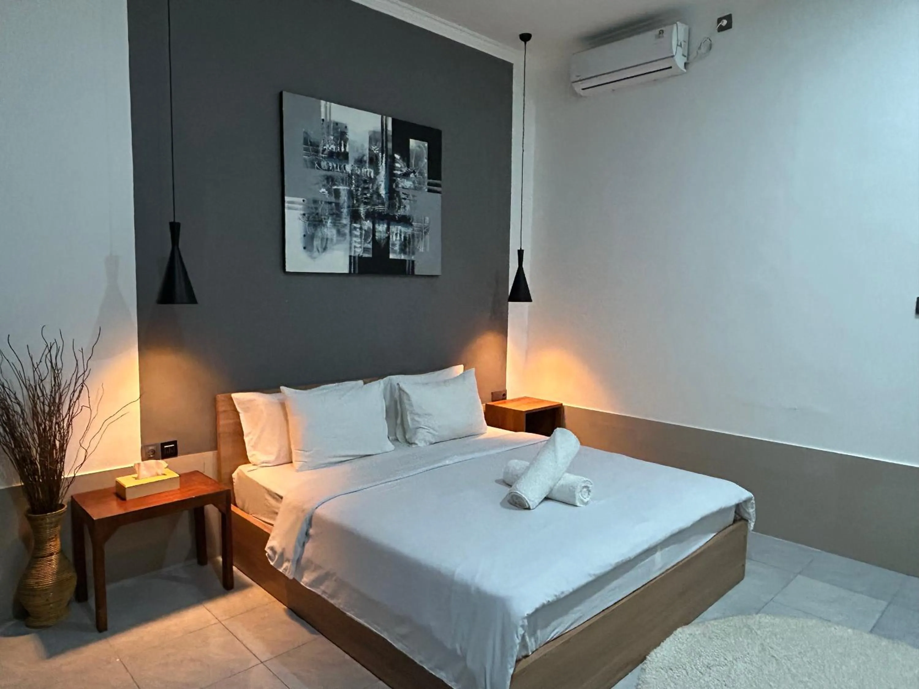 Bed in Sayang Bungalows