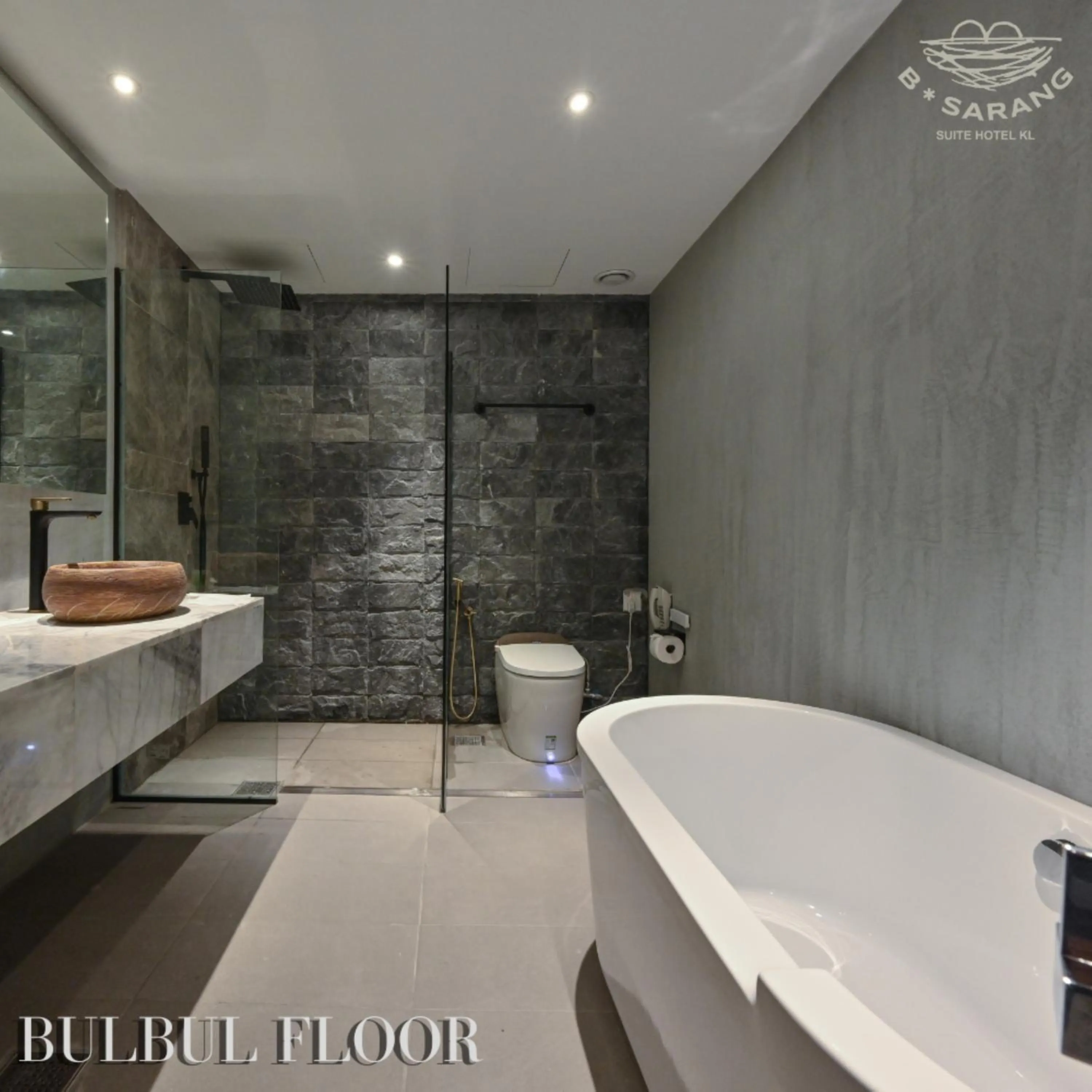 Shower in B Sarang Suite Hotel Kuala Lumpur