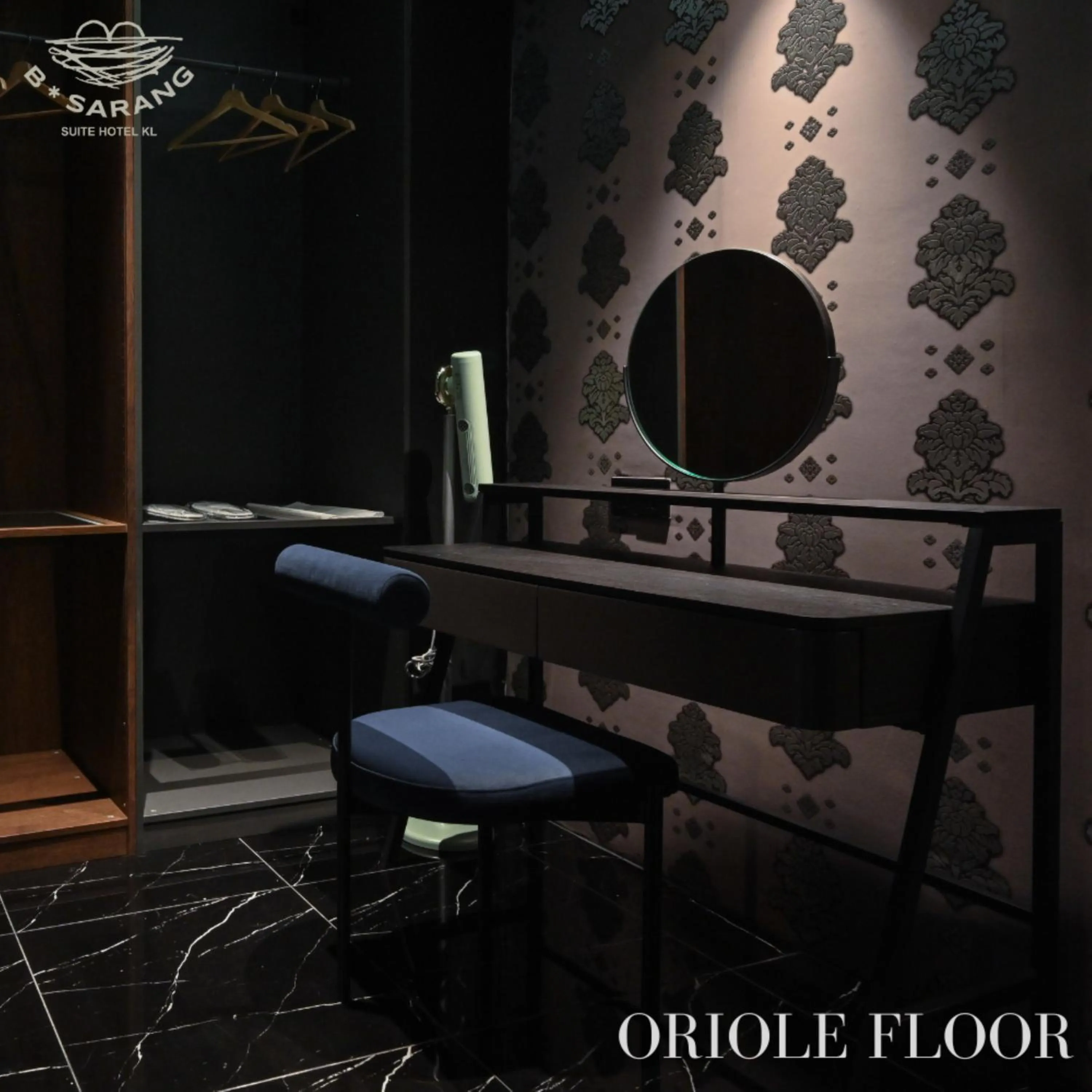 wardrobe in B Sarang Suite Hotel Kuala Lumpur