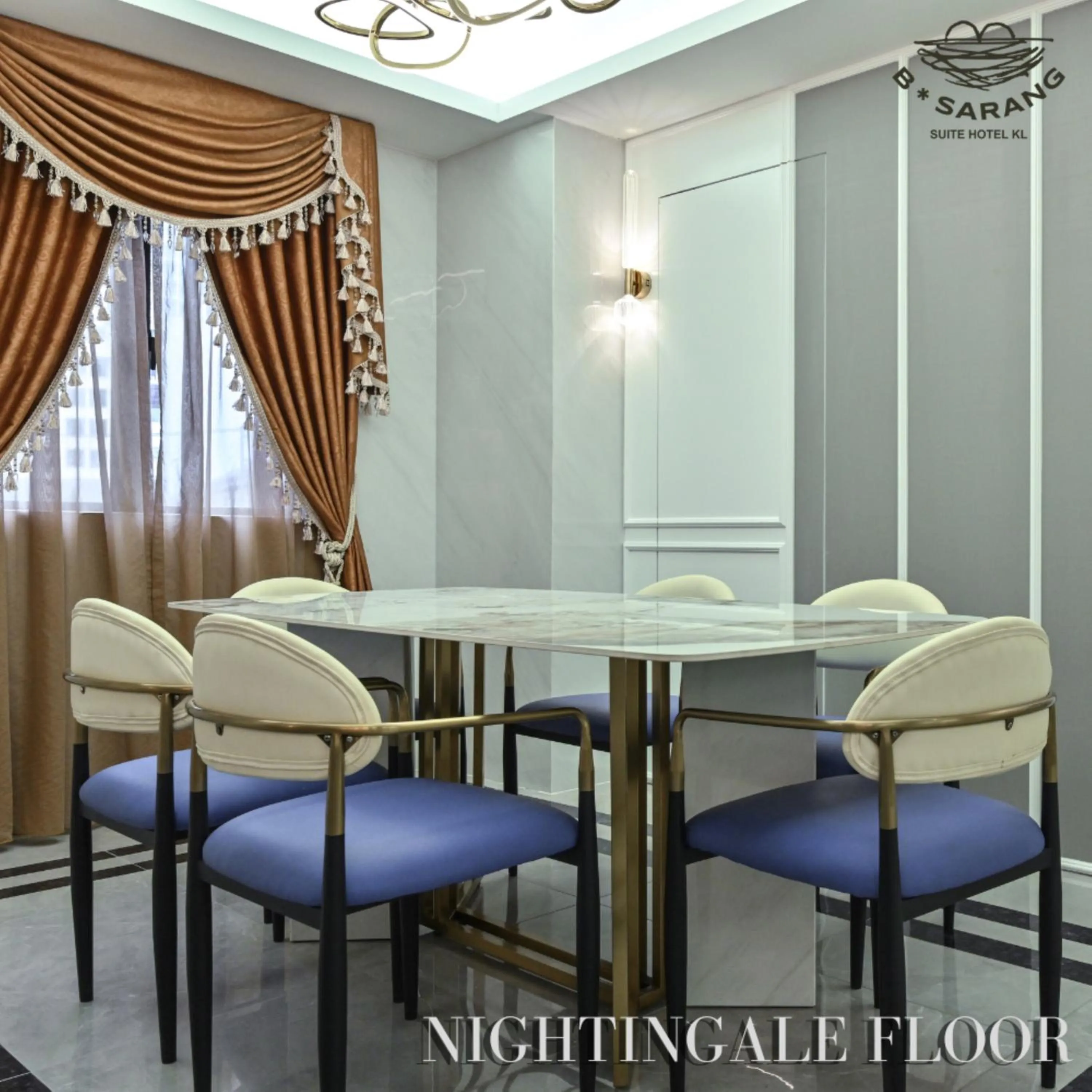 Dining area in B Sarang Suite Hotel Kuala Lumpur