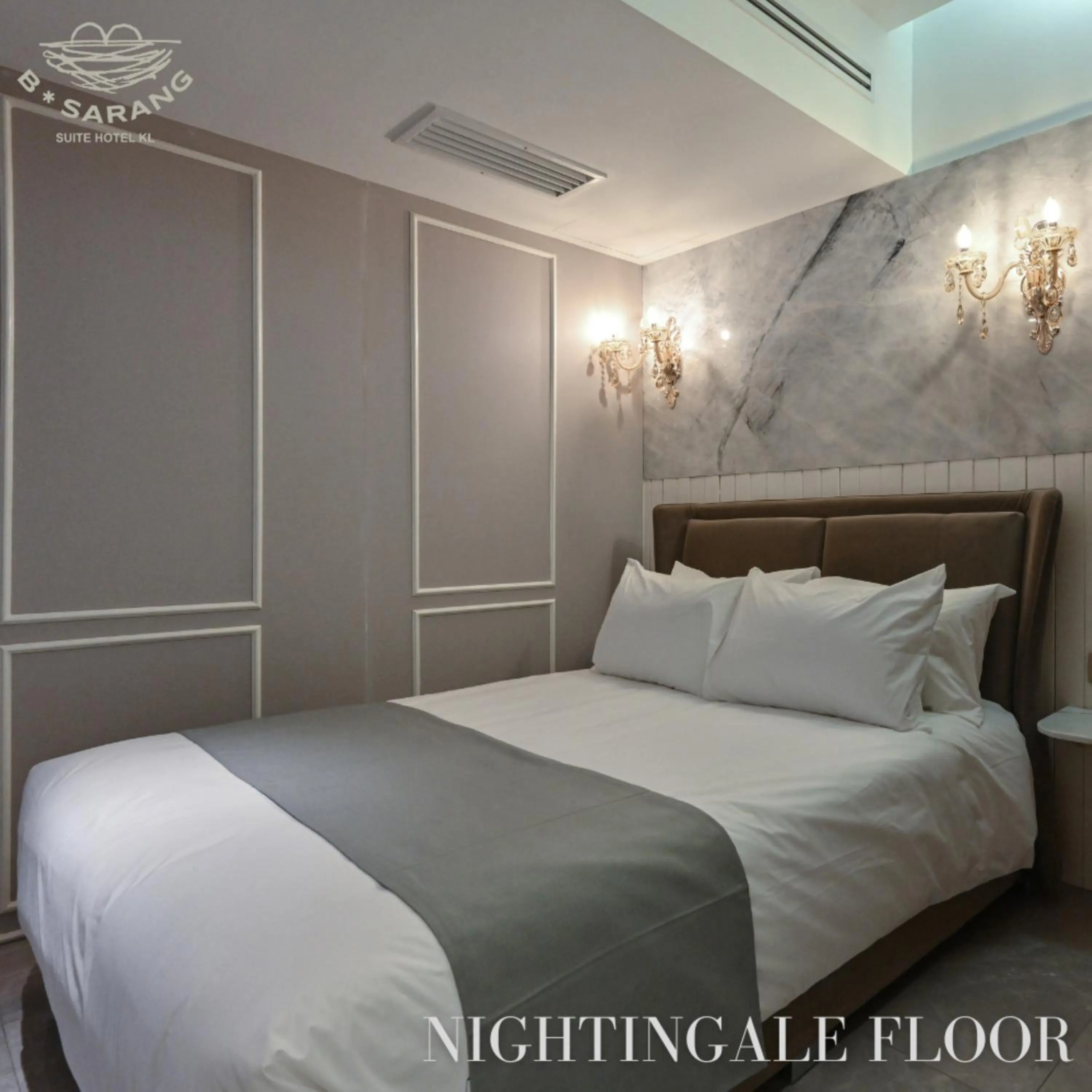 Bed in B Sarang Suite Hotel Kuala Lumpur