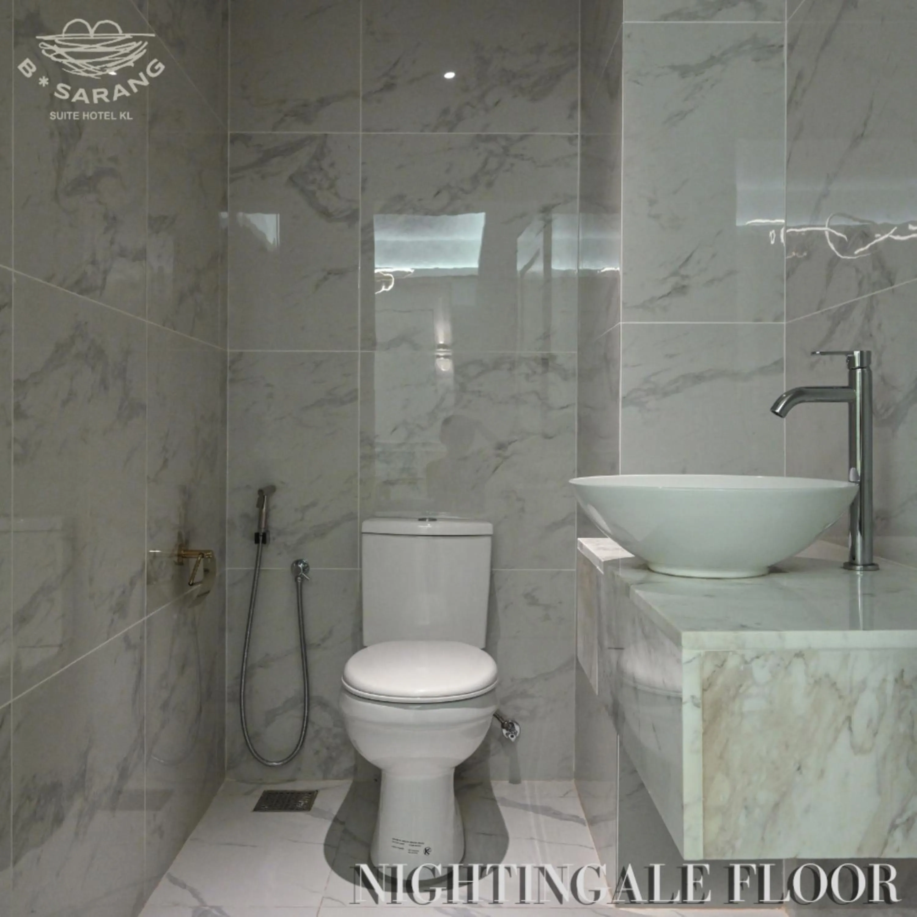 Toilet in B Sarang Suite Hotel Kuala Lumpur