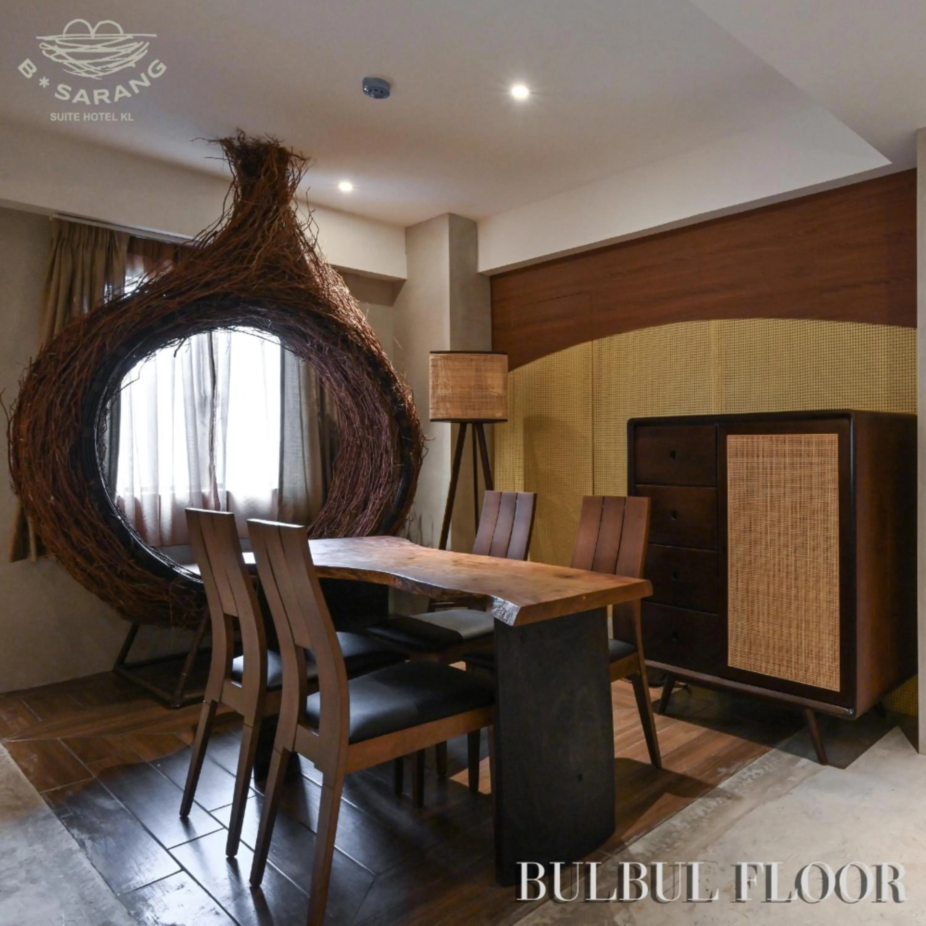 Dining area in B Sarang Suite Hotel Kuala Lumpur