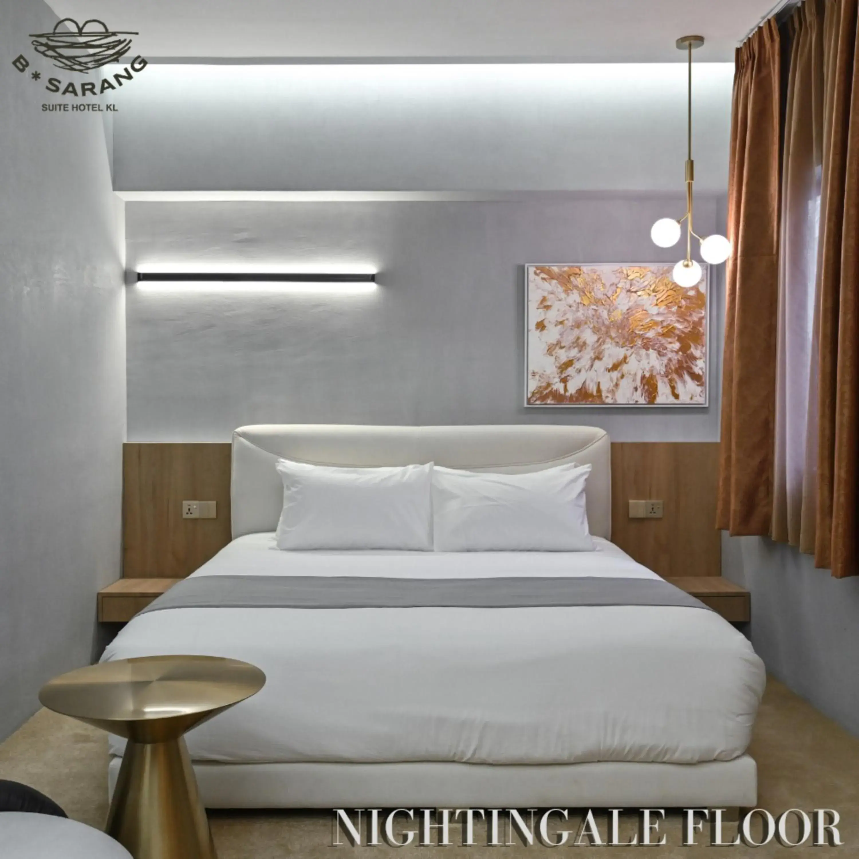Bed in B Sarang Suite Hotel Kuala Lumpur Bed in B Sarang Suite Hotel Kuala Lumpur