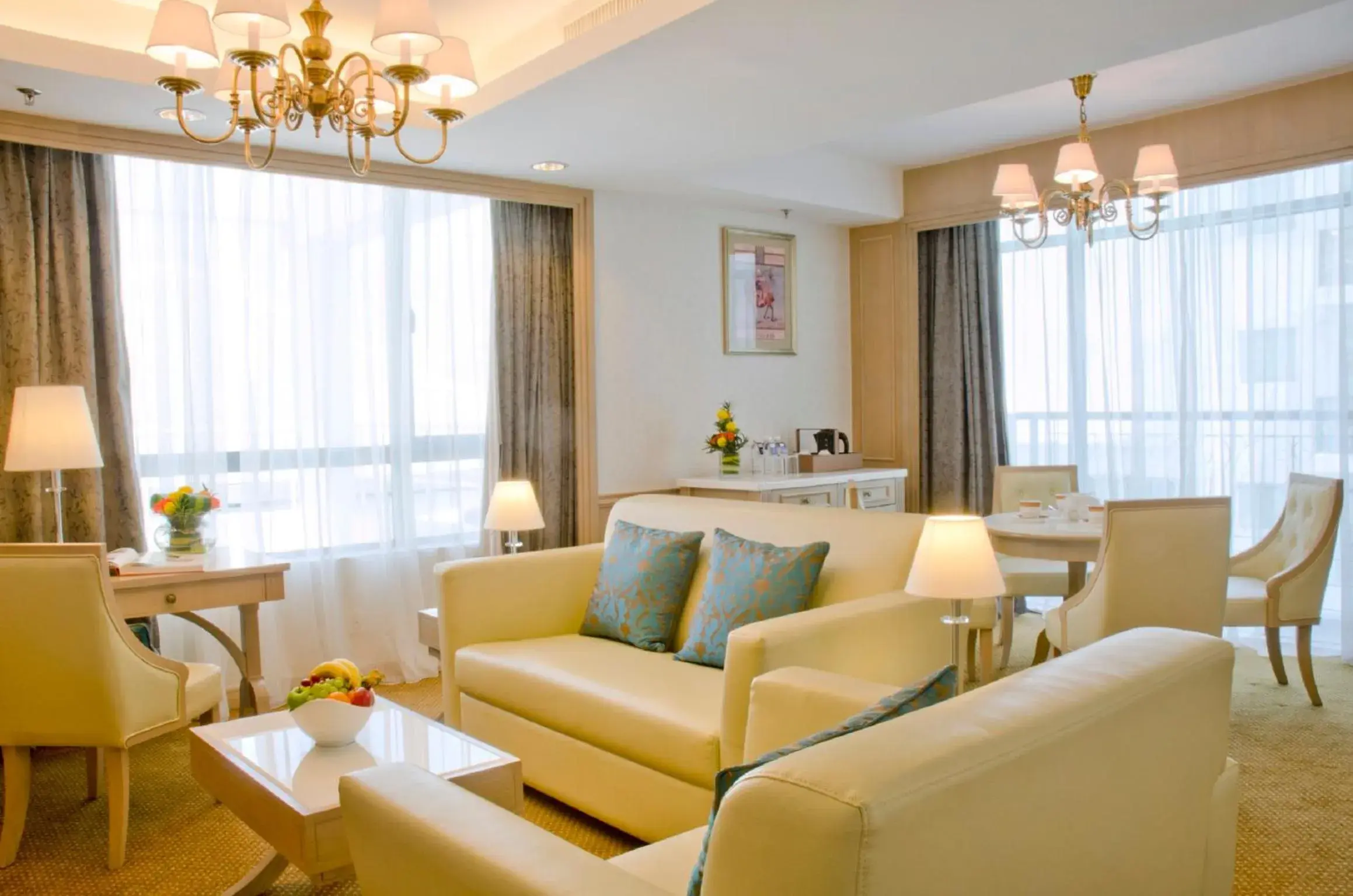 Living room, Seating Area in Royale Chulan Penang