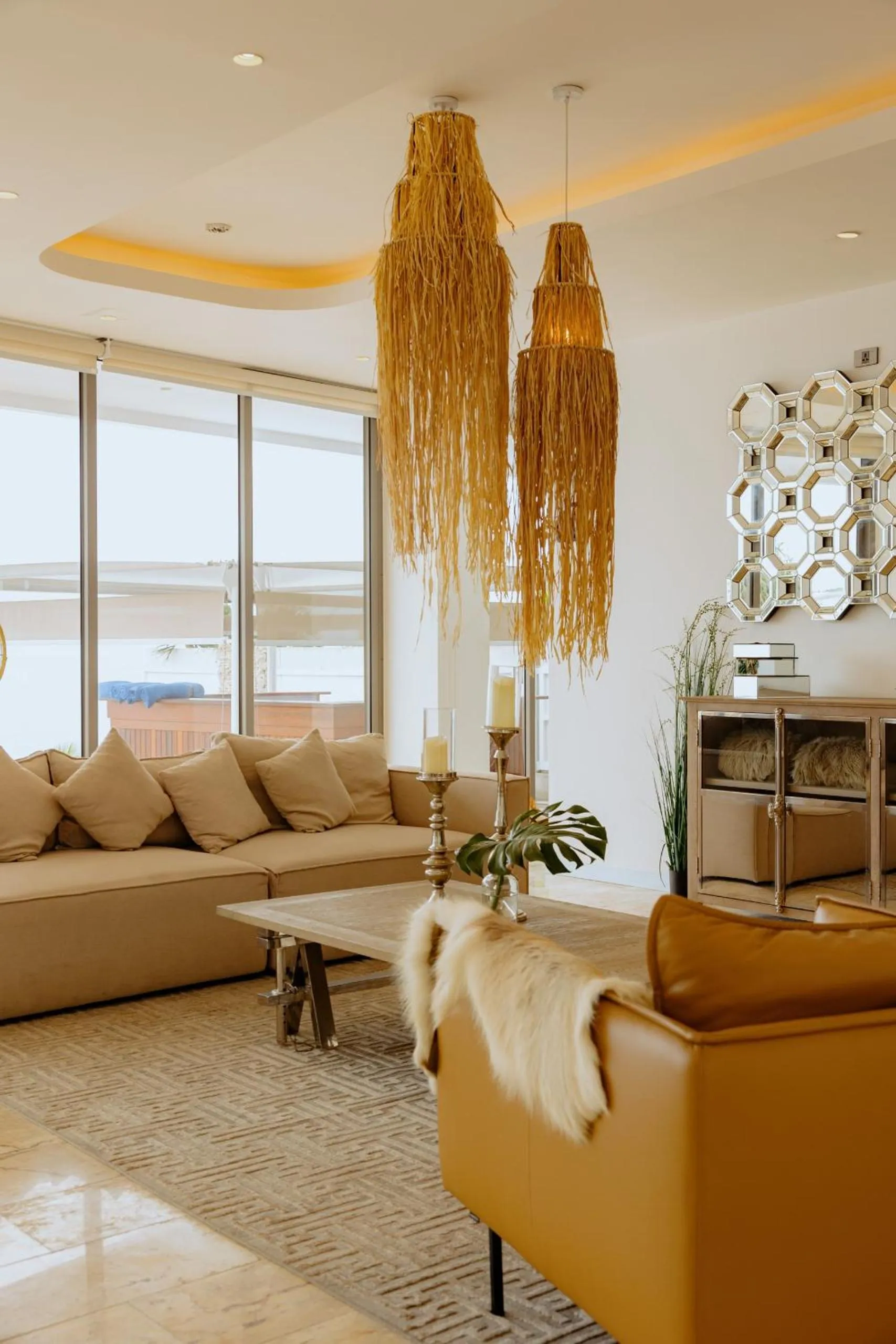 Seating area in Elite Atoll Beachfront Hotel