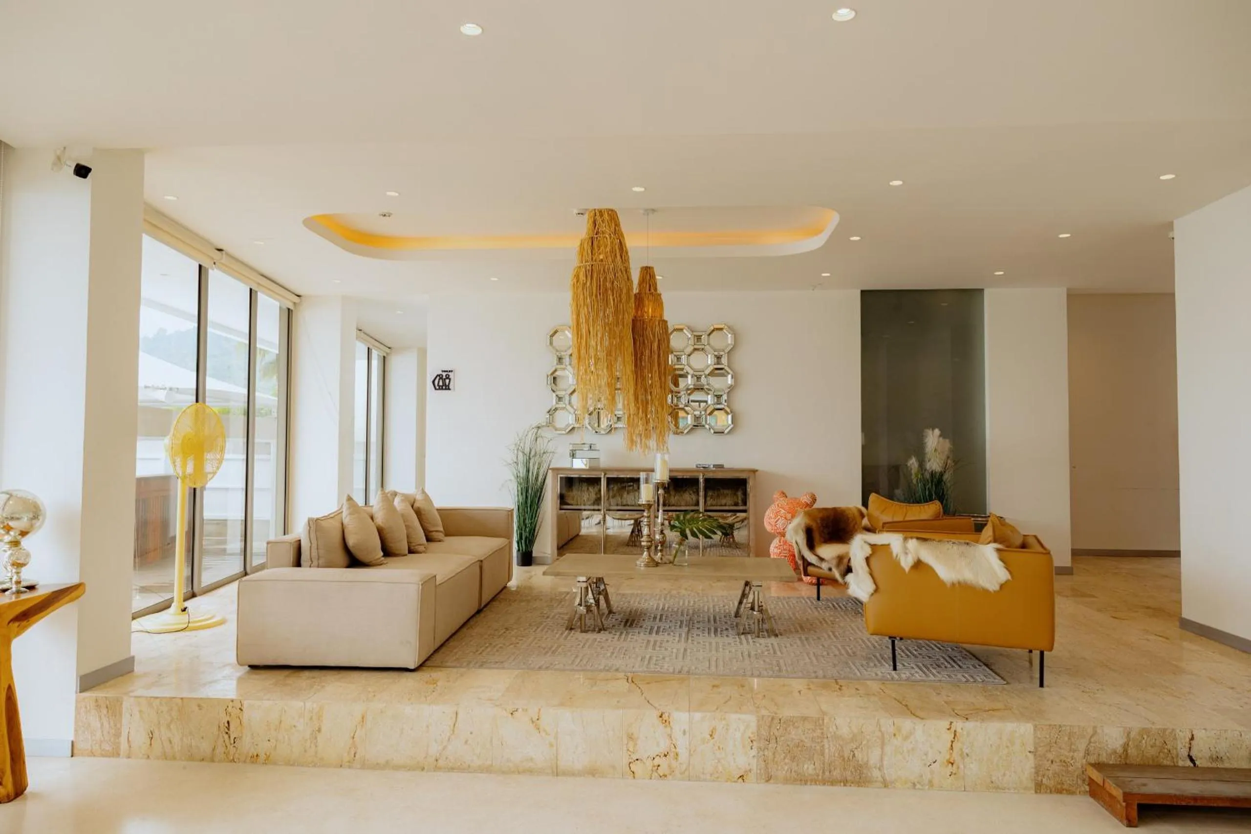 Seating area in Elite Atoll Beachfront Hotel