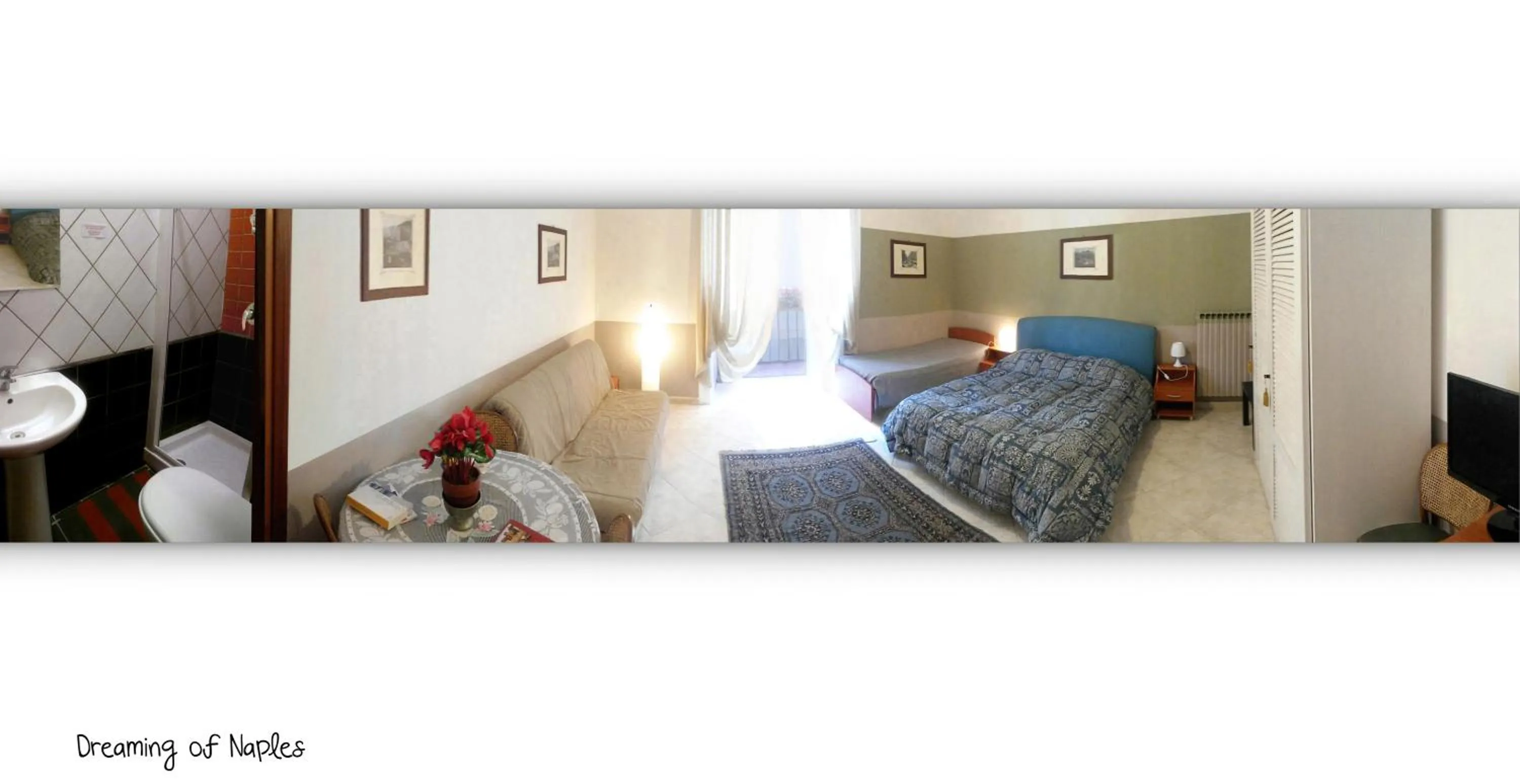 Photo of the whole room, Bed in Dreaming of Naples