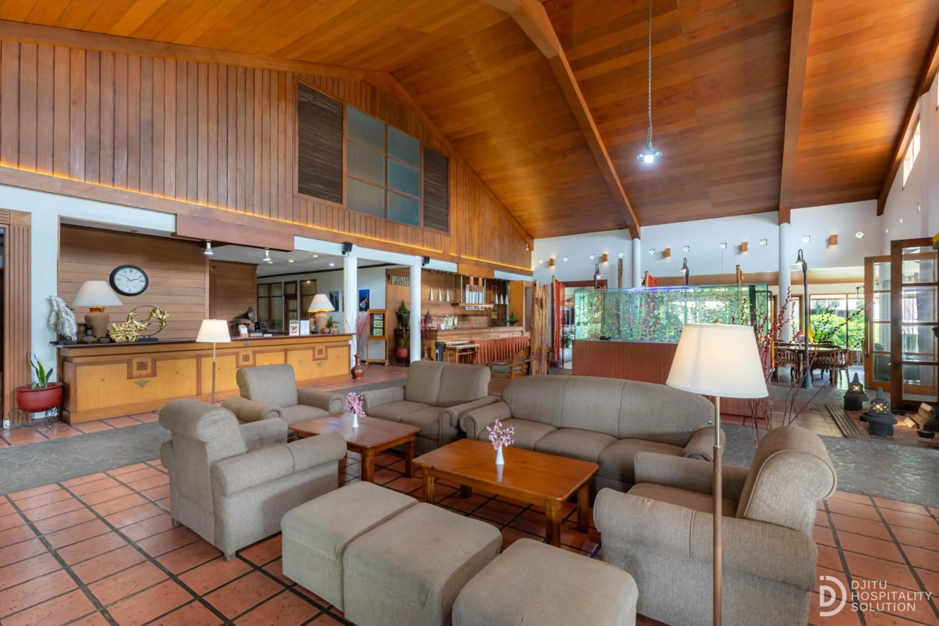 Living room in Hotel Grand Panorama Lembang