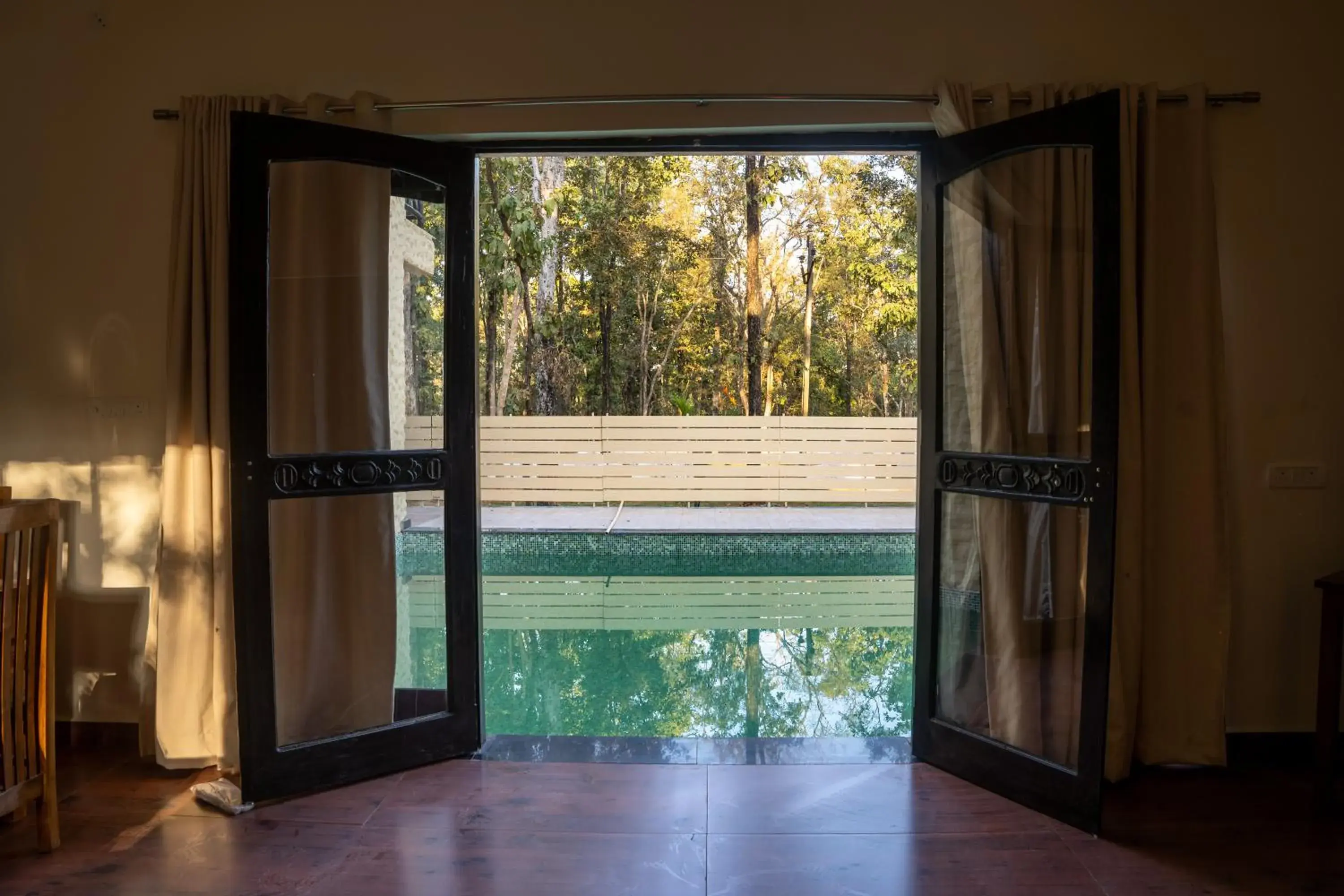Swimming pool in Citrus Prime Kanha Resort and Villas Swimming pool in Citrus Prime Kanha Resort and Villas