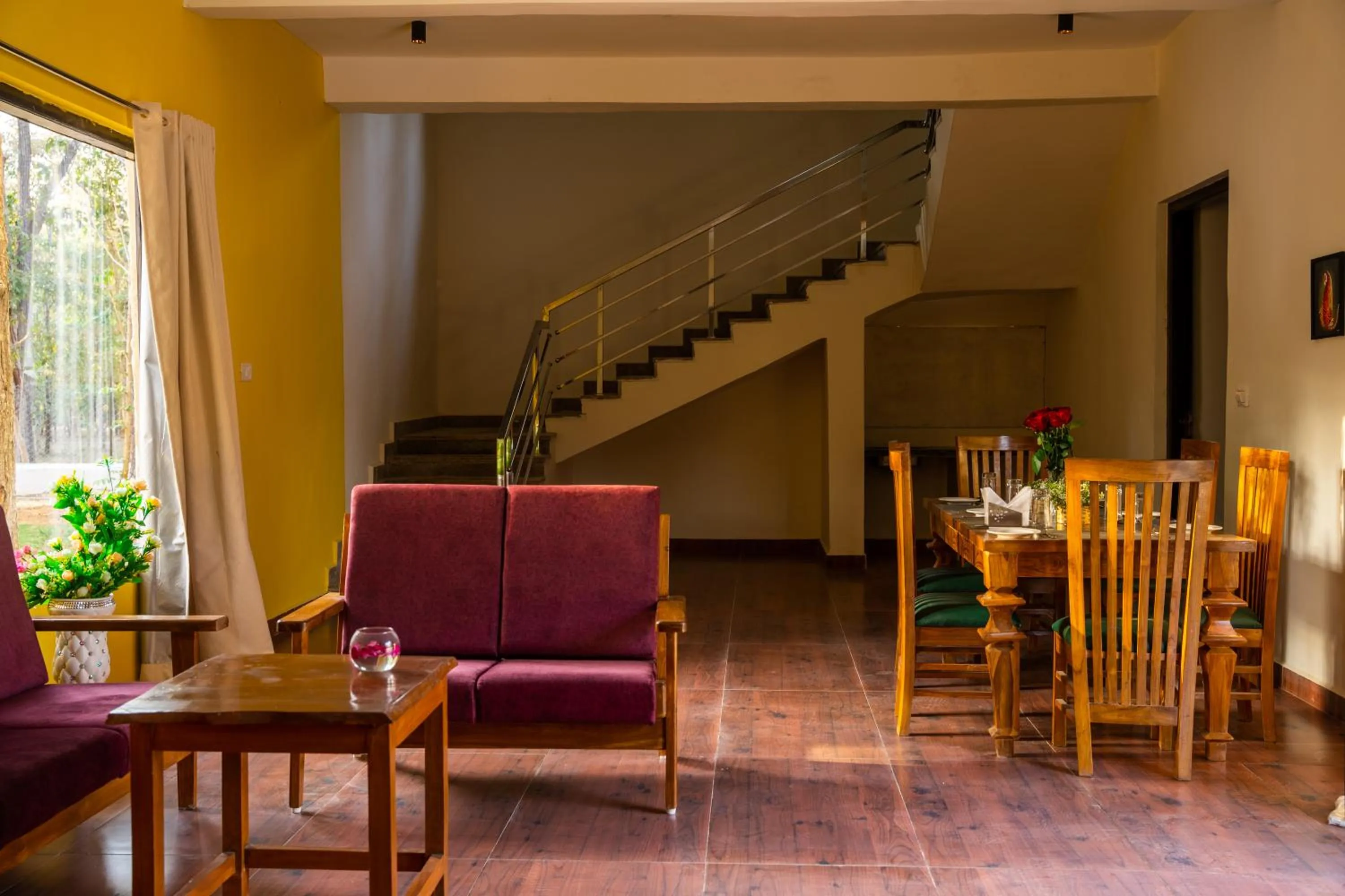 Seating area in Citrus Prime Kanha Resort and Villas