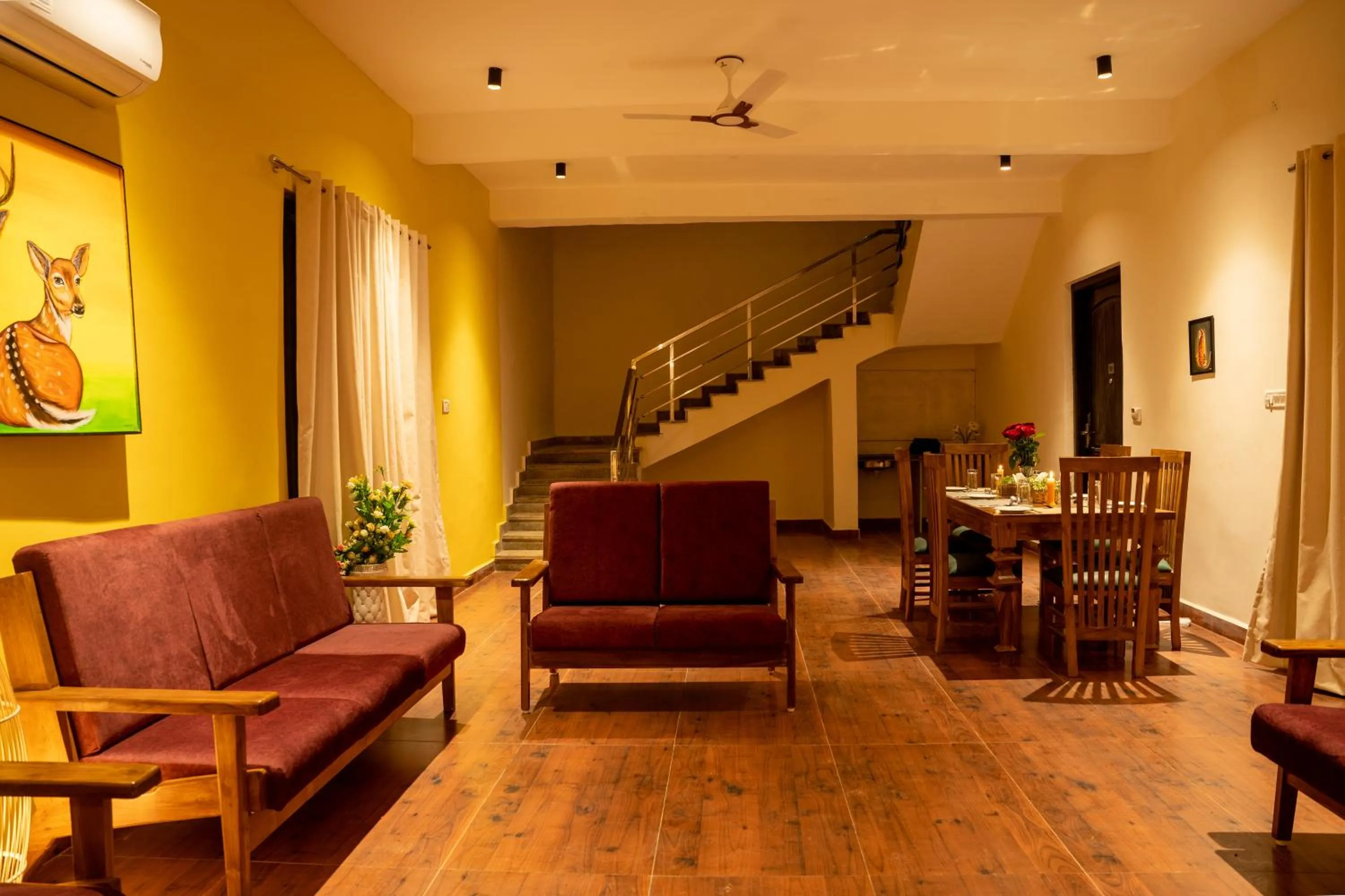 Seating area in Citrus Prime Kanha Resort and Villas