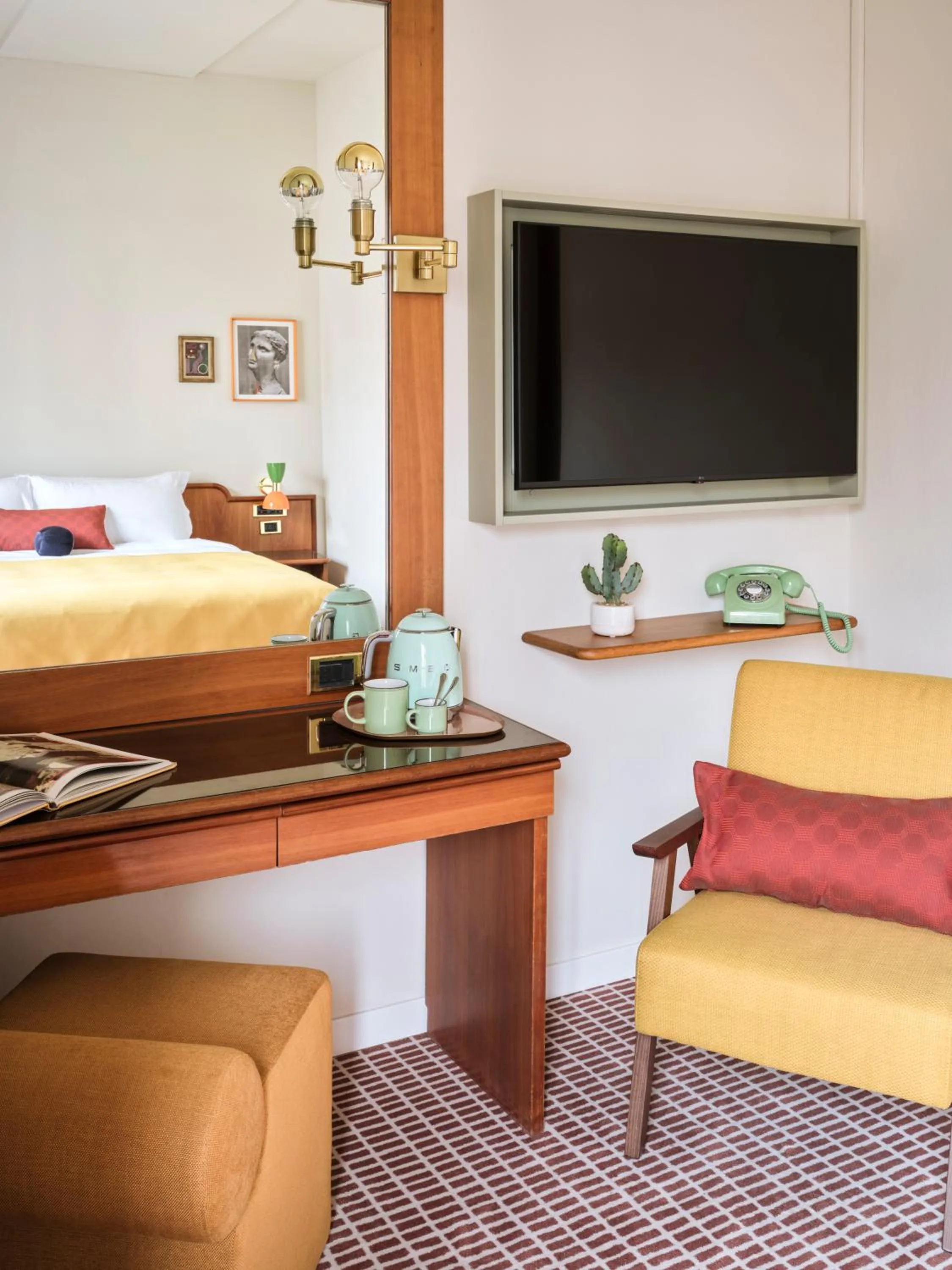 Bedroom, Bed in Max Brown Hotel Missori, part of Sircle Collection