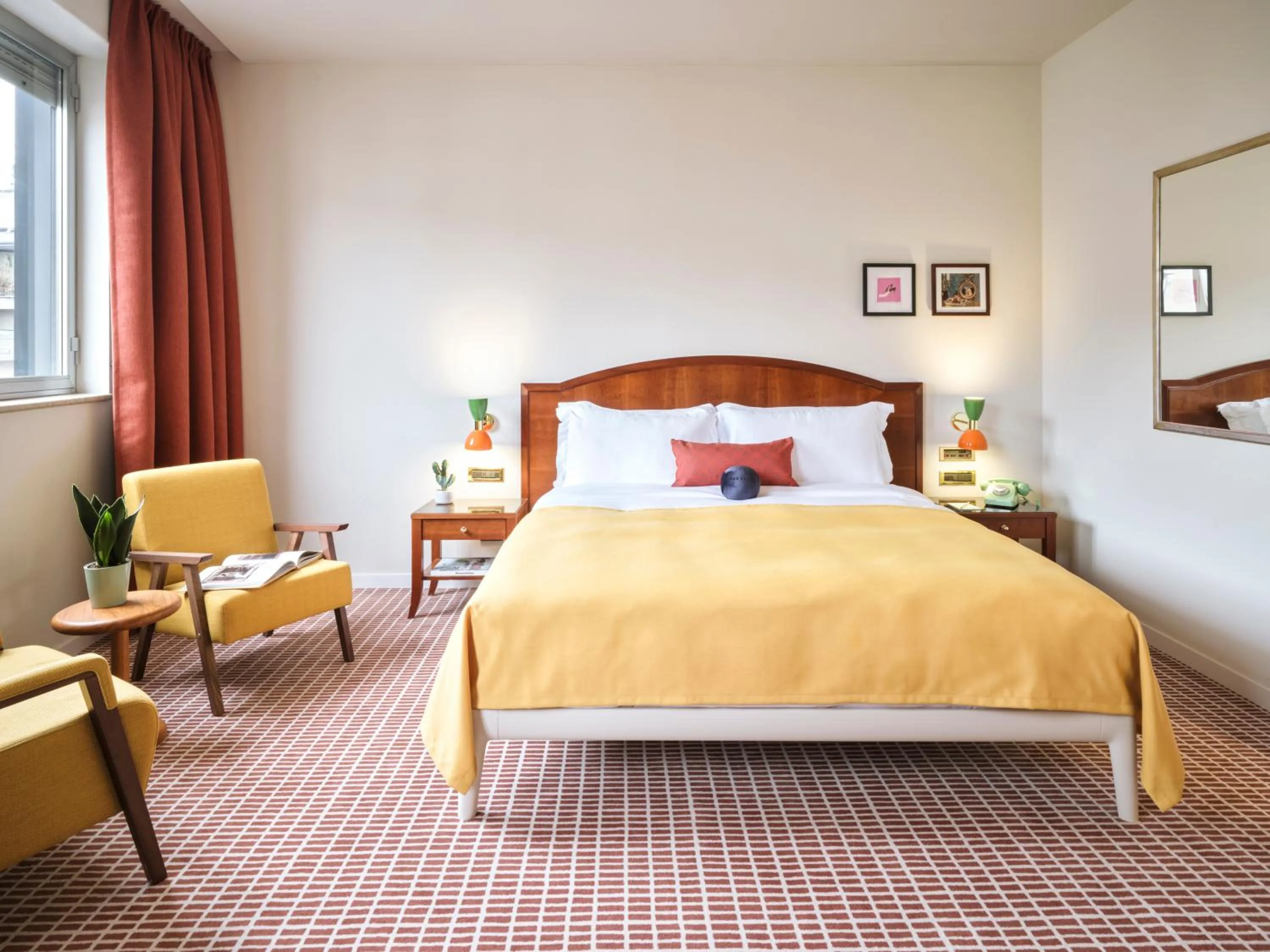 Bedroom, Bed in Max Brown Hotel Missori, part of Sircle Collection