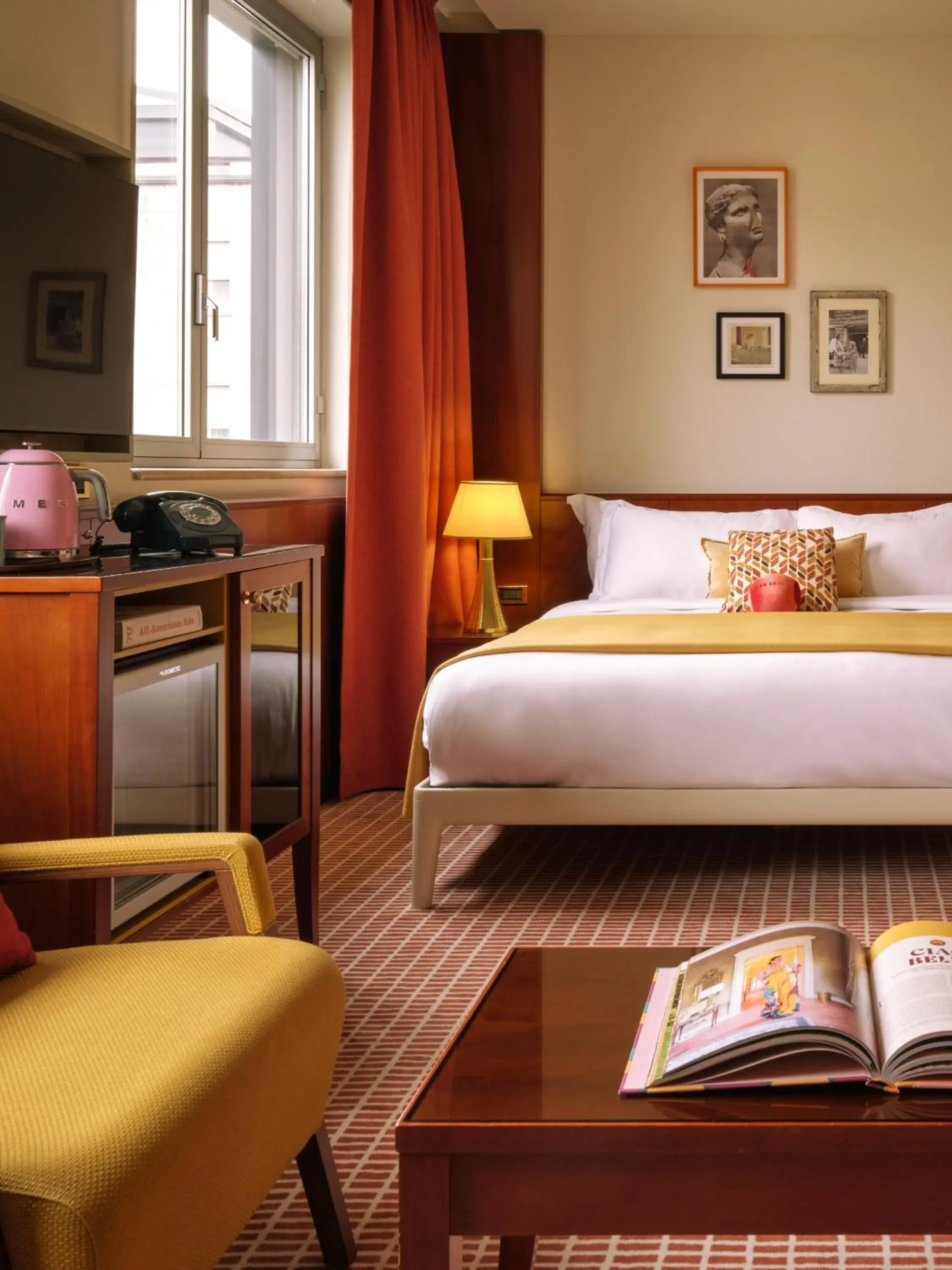 Bedroom, Bed in Max Brown Hotel Missori, part of Sircle Collection Bedroom, Bed in Max Brown Hotel Missori, part of Sircle Collection