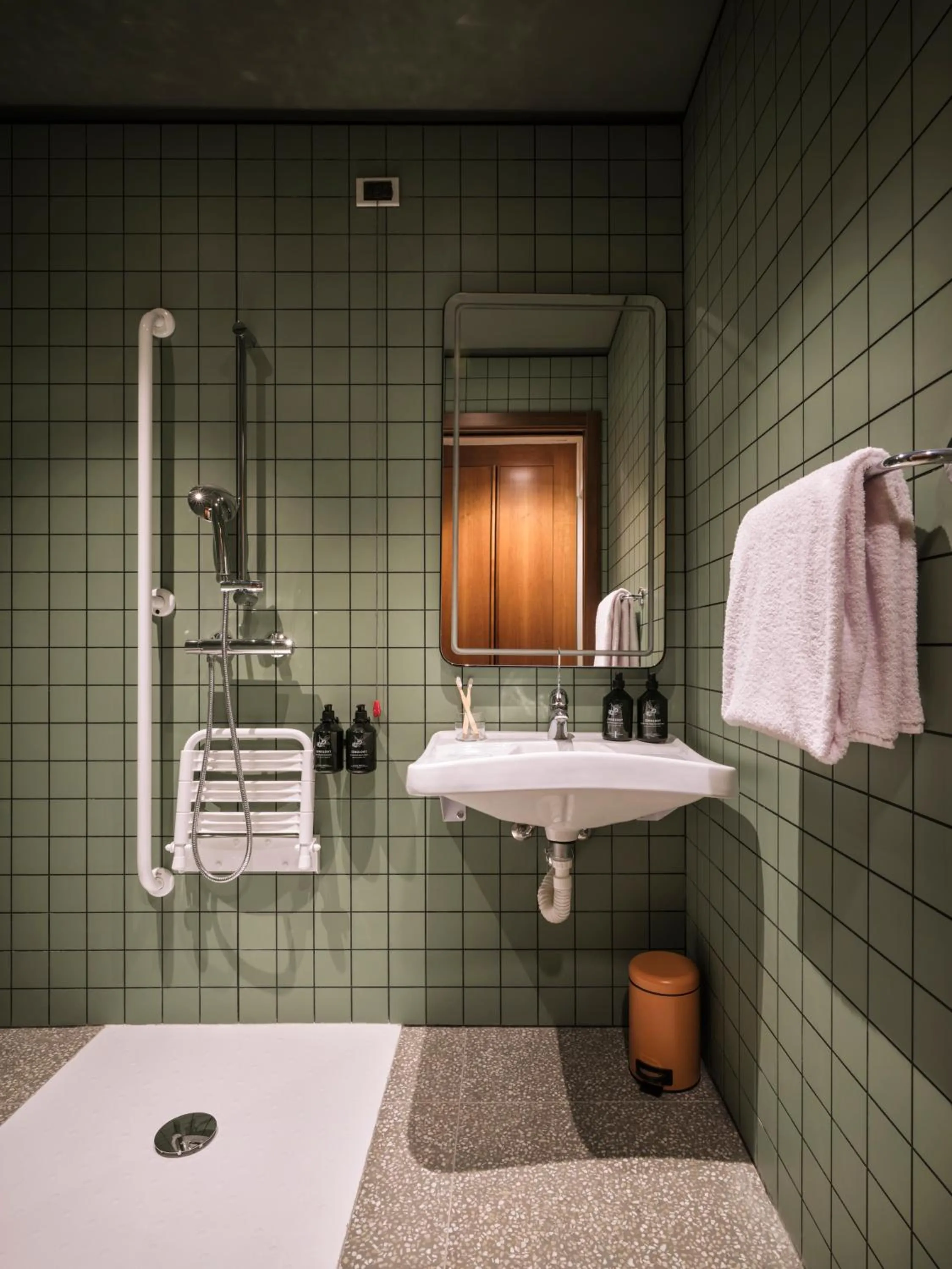 Facility for disabled guests in Max Brown Hotel Missori, part of Sircle Collection