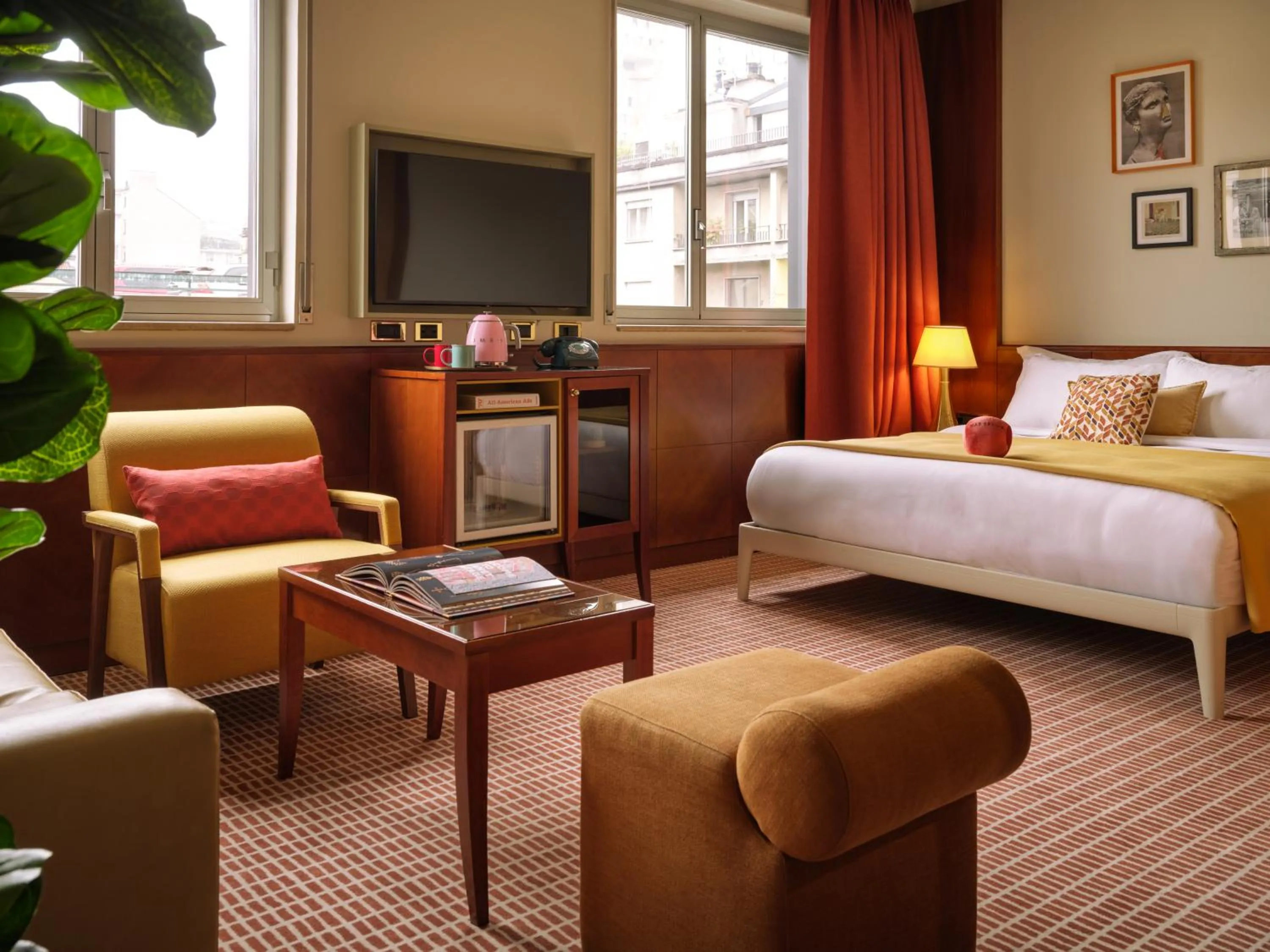 Bedroom, Bed in Max Brown Hotel Missori, part of Sircle Collection