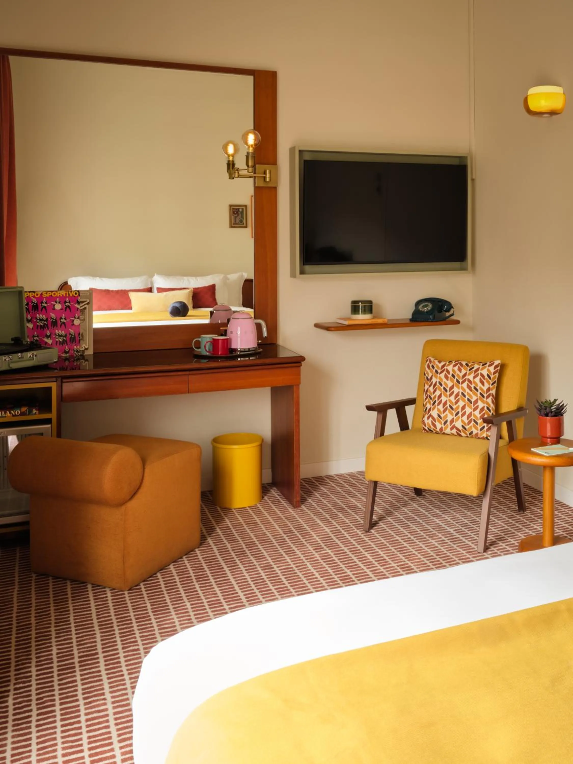 Bedroom in Max Brown Hotel Missori, part of Sircle Collection