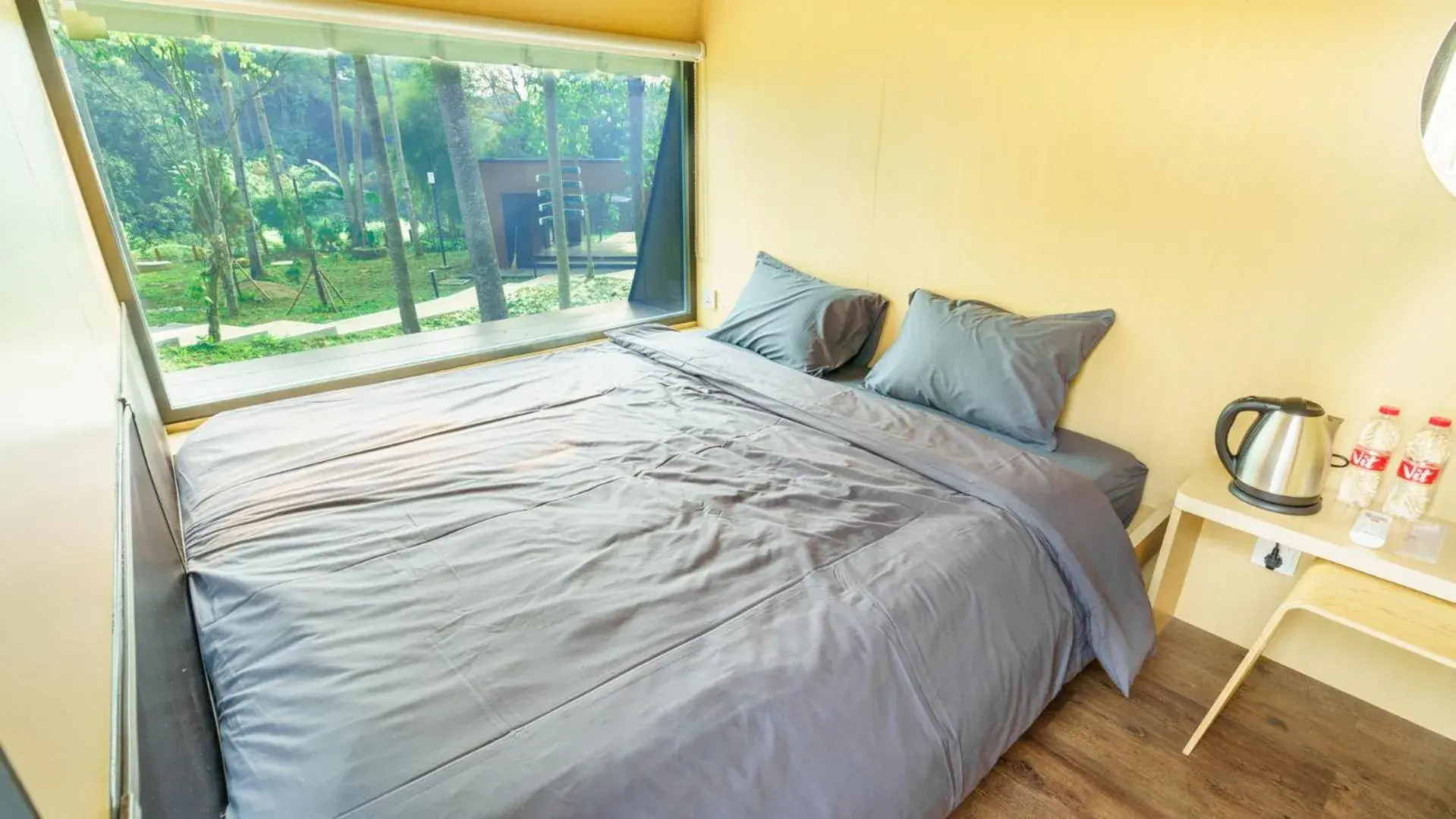 Bed in Bobocabin The Tavia, Puncak Bed in Bobocabin The Tavia, Puncak