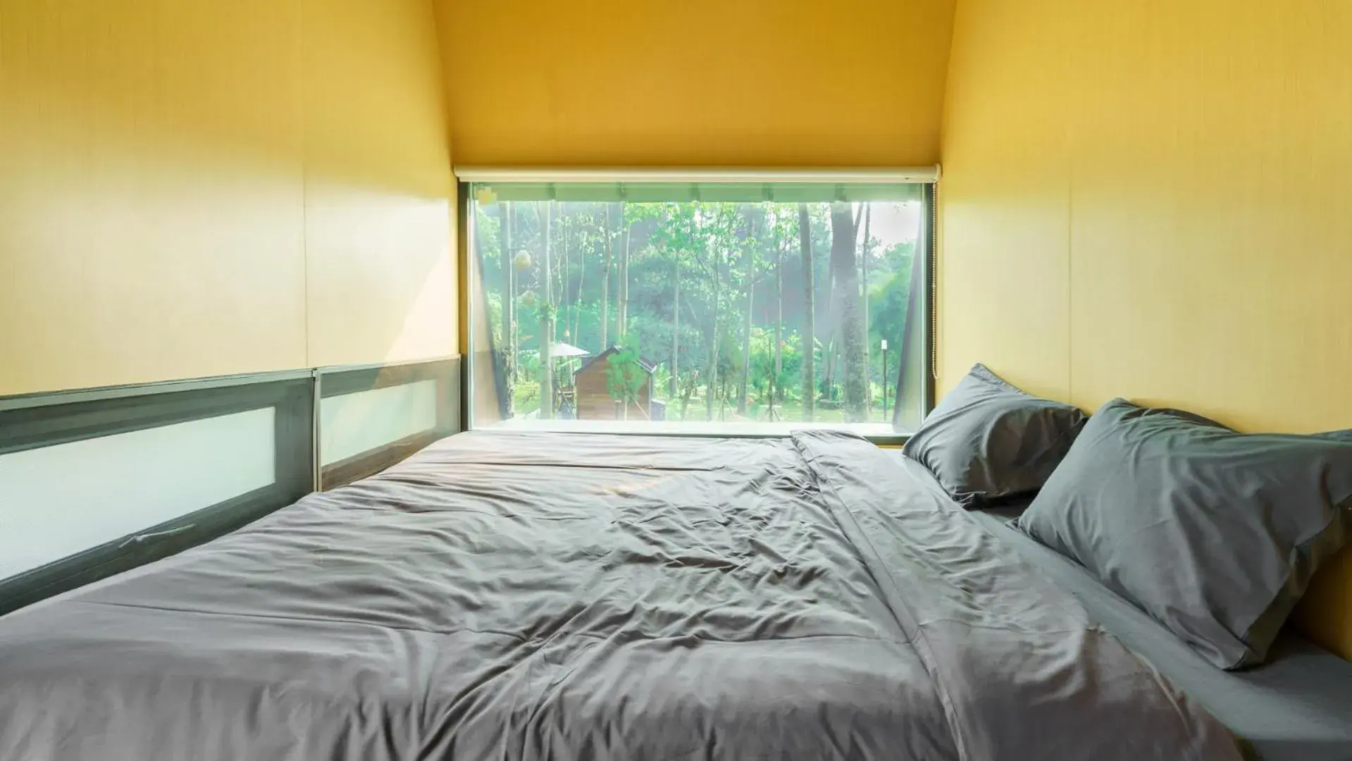 Bed in Bobocabin The Tavia, Puncak Bed in Bobocabin The Tavia, Puncak