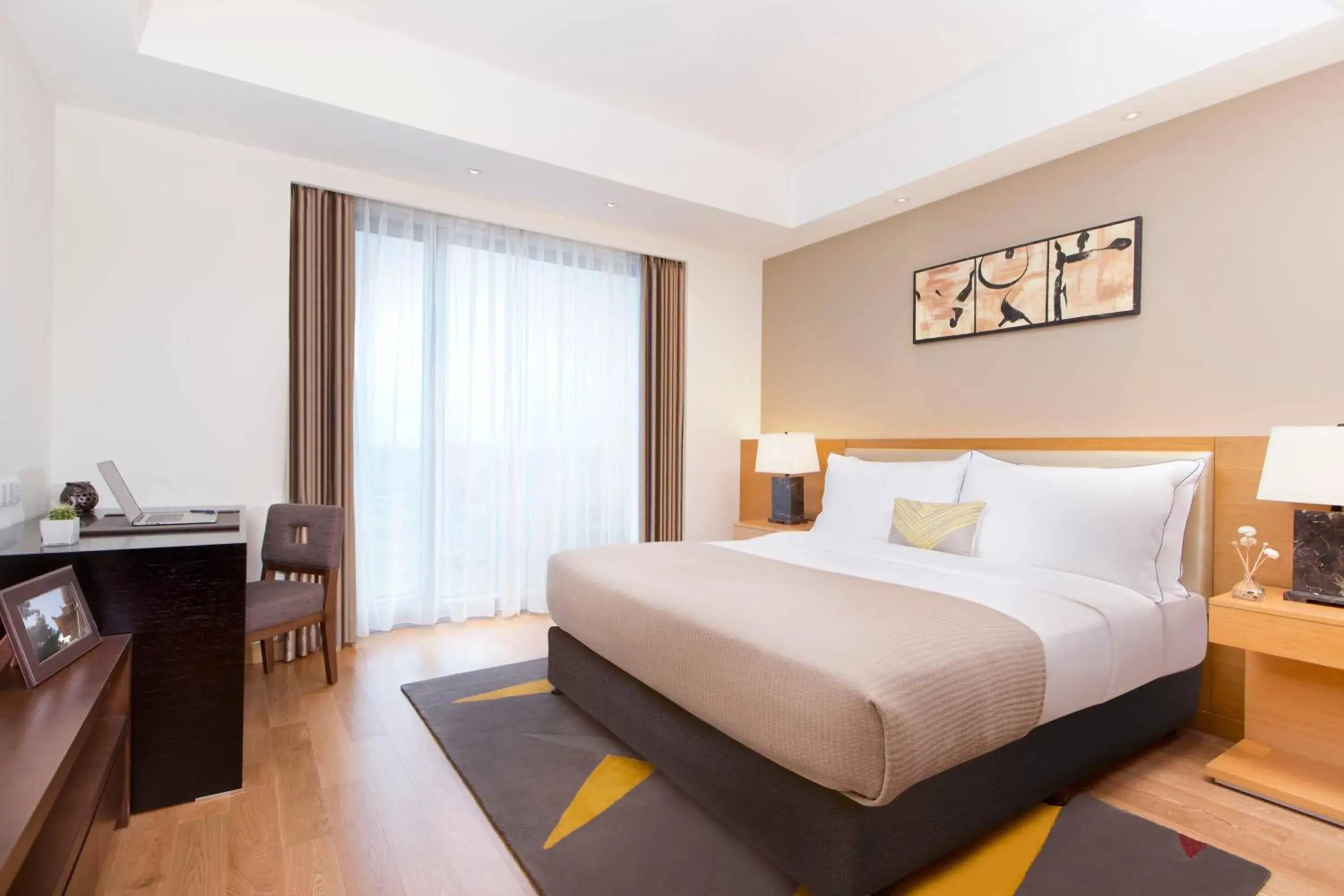 Bed in Shama Heda Serviced Apartment Bed in Shama Heda Serviced Apartment