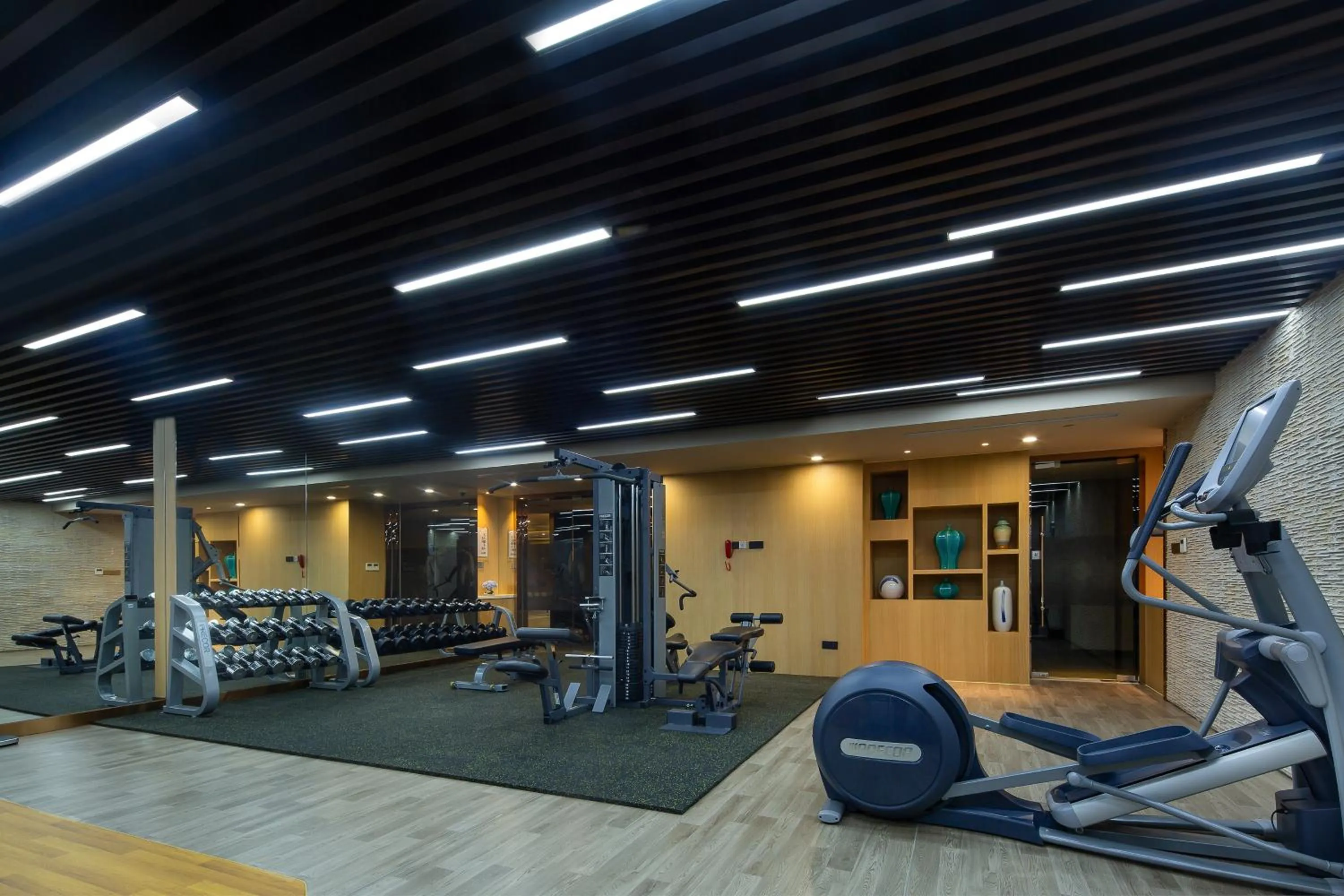 Fitness centre/facilities in Shama Heda Serviced Apartment