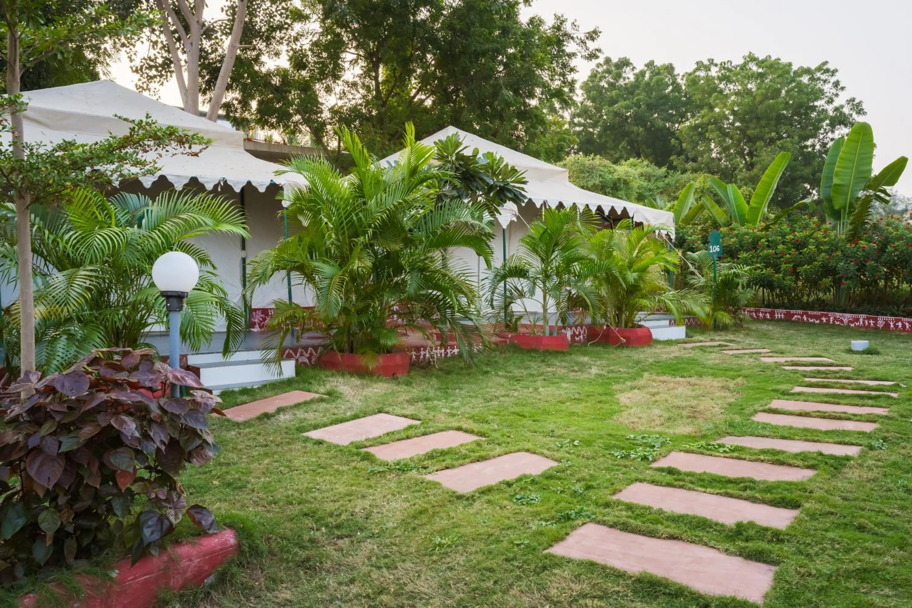 Garden in RiverView Tent Resort