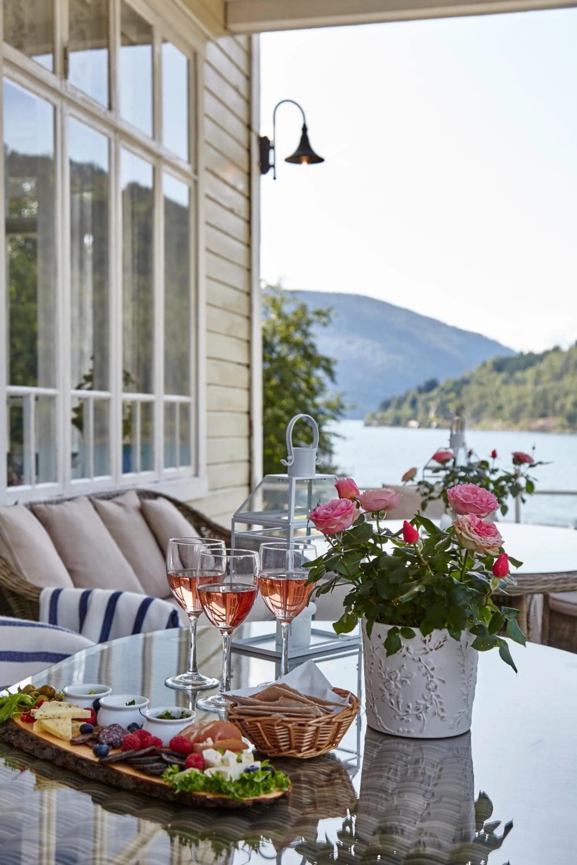 Balcony/Terrace in Visnes Hotel Stryn