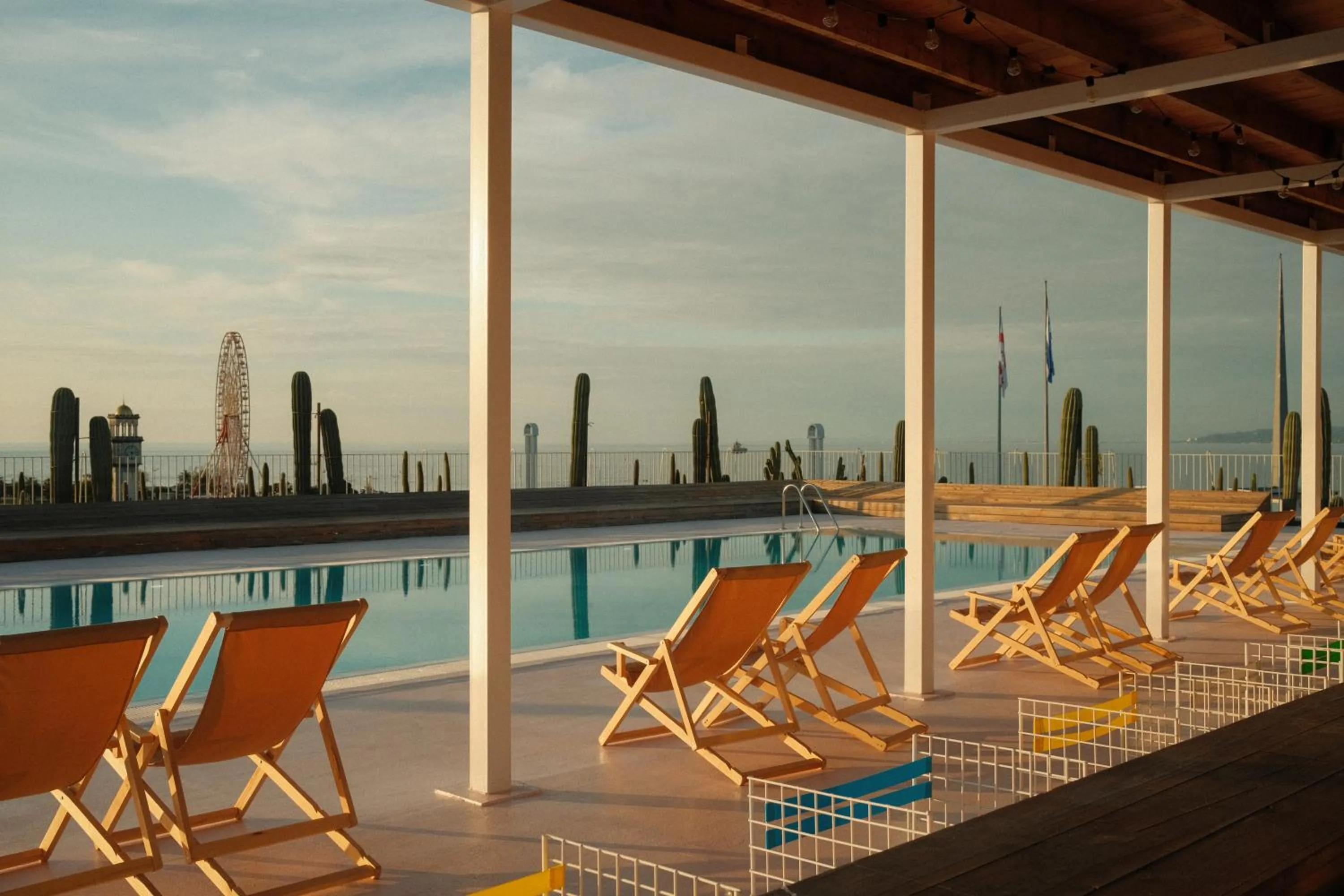 Pool view in Rooms Hotel Batumi