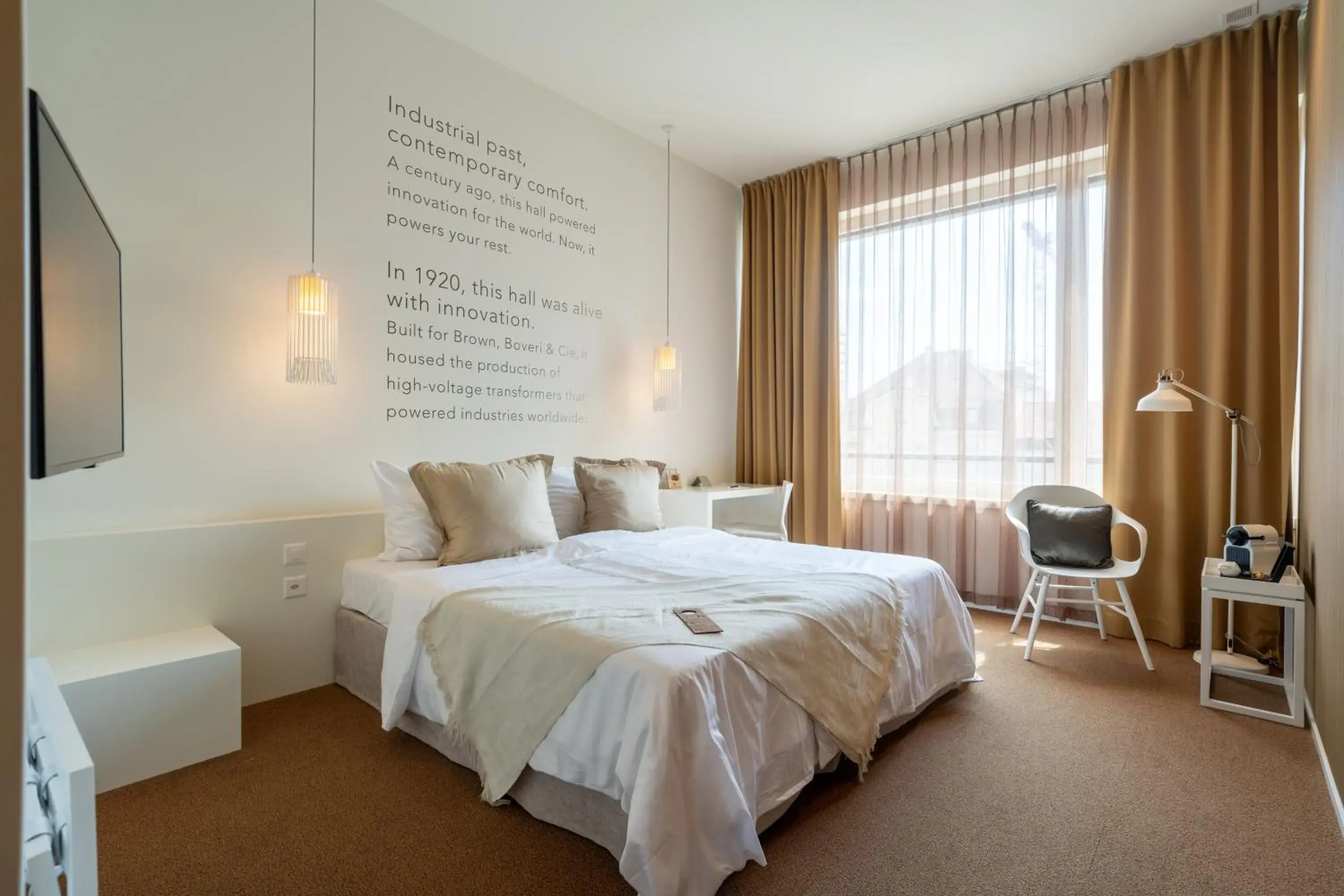 Bed in Trafo Hotel Baden Bed in Trafo Hotel Baden