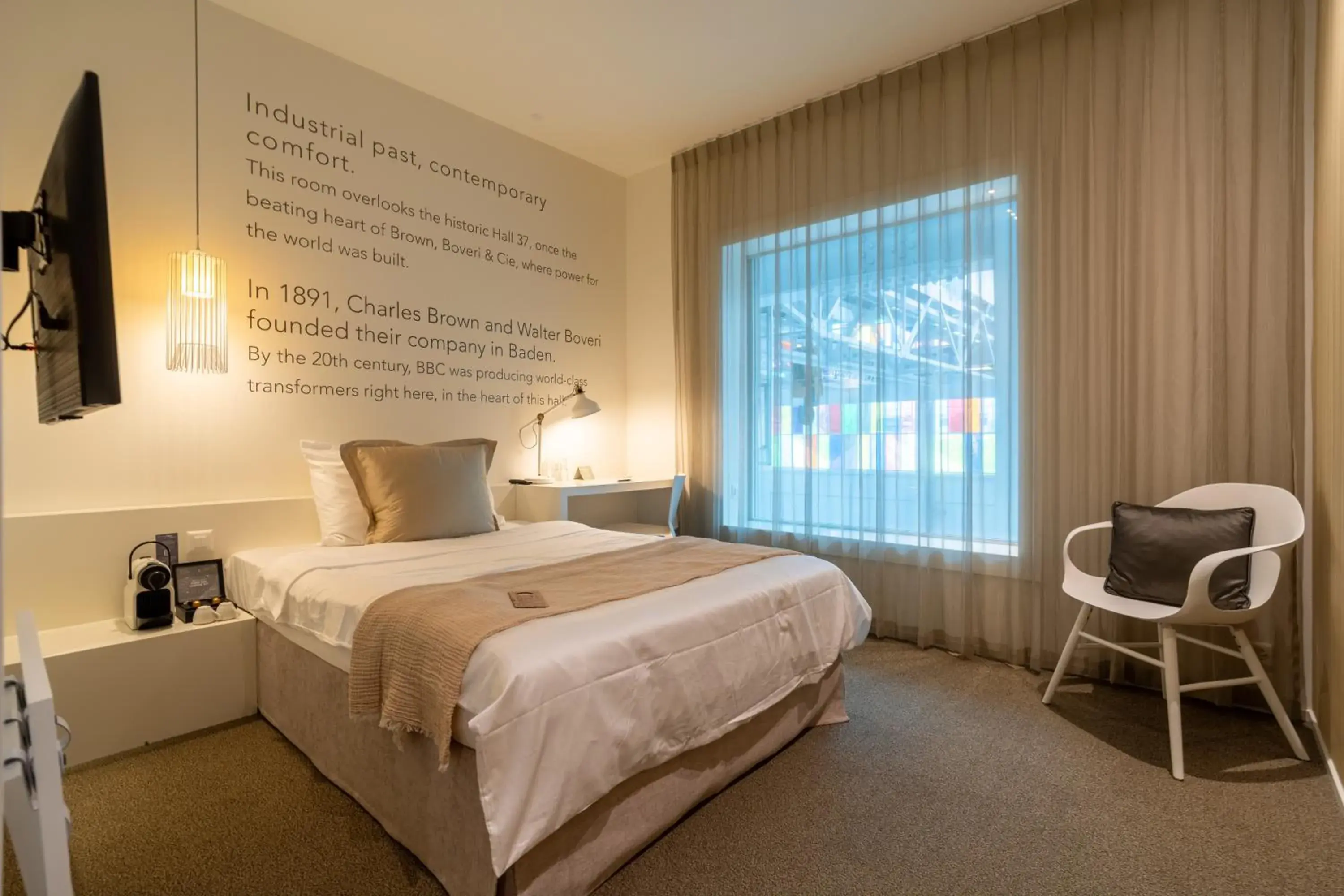 Bed in Trafo Hotel Baden Bed in Trafo Hotel Baden