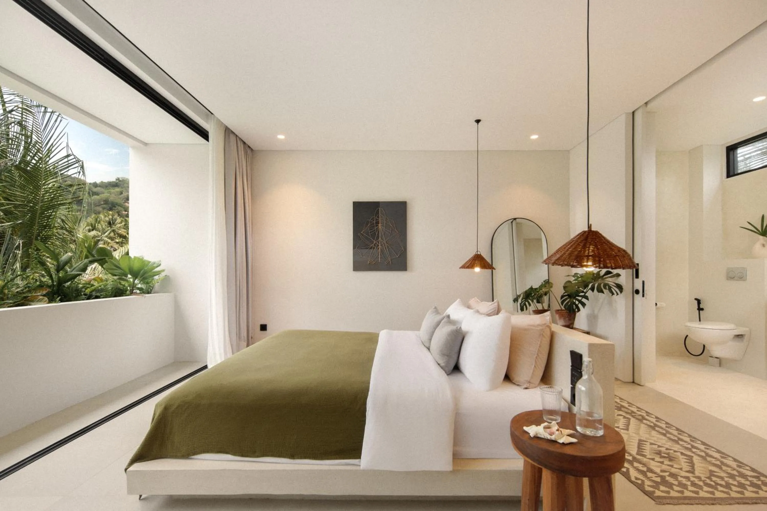 Bedroom, Bed in Tias Villas