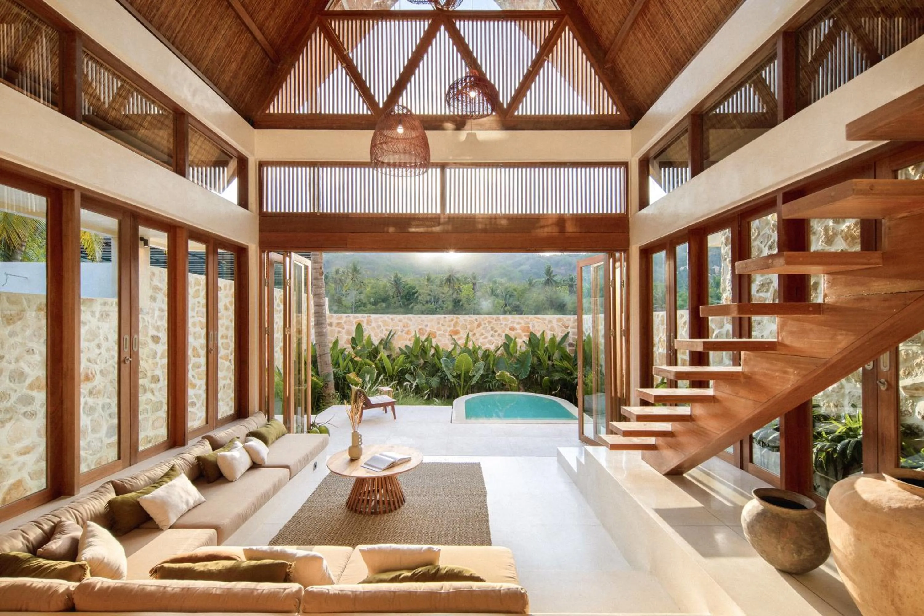 Living room in Tias Villas