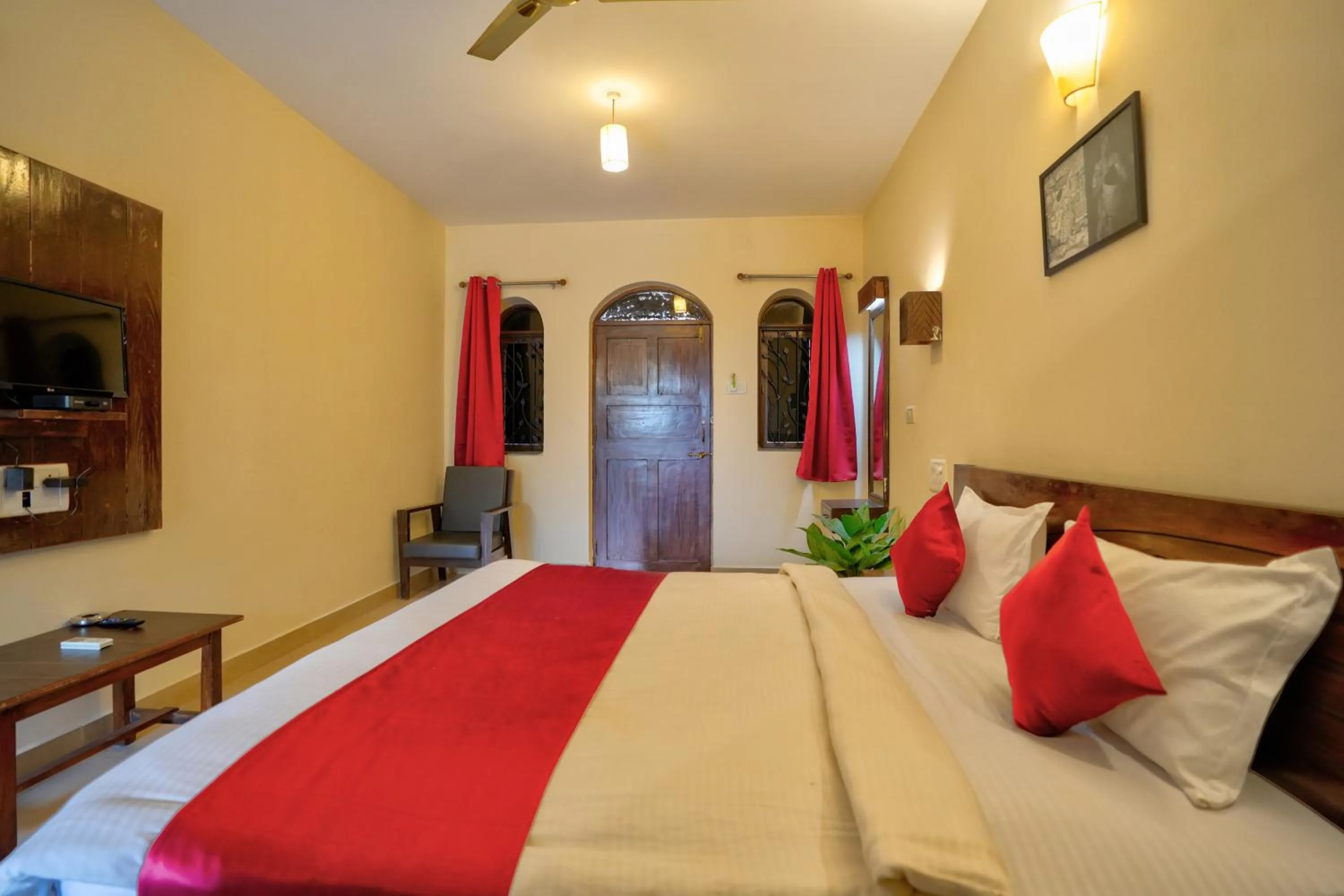 Bed in Hotel Salty Waves Baga