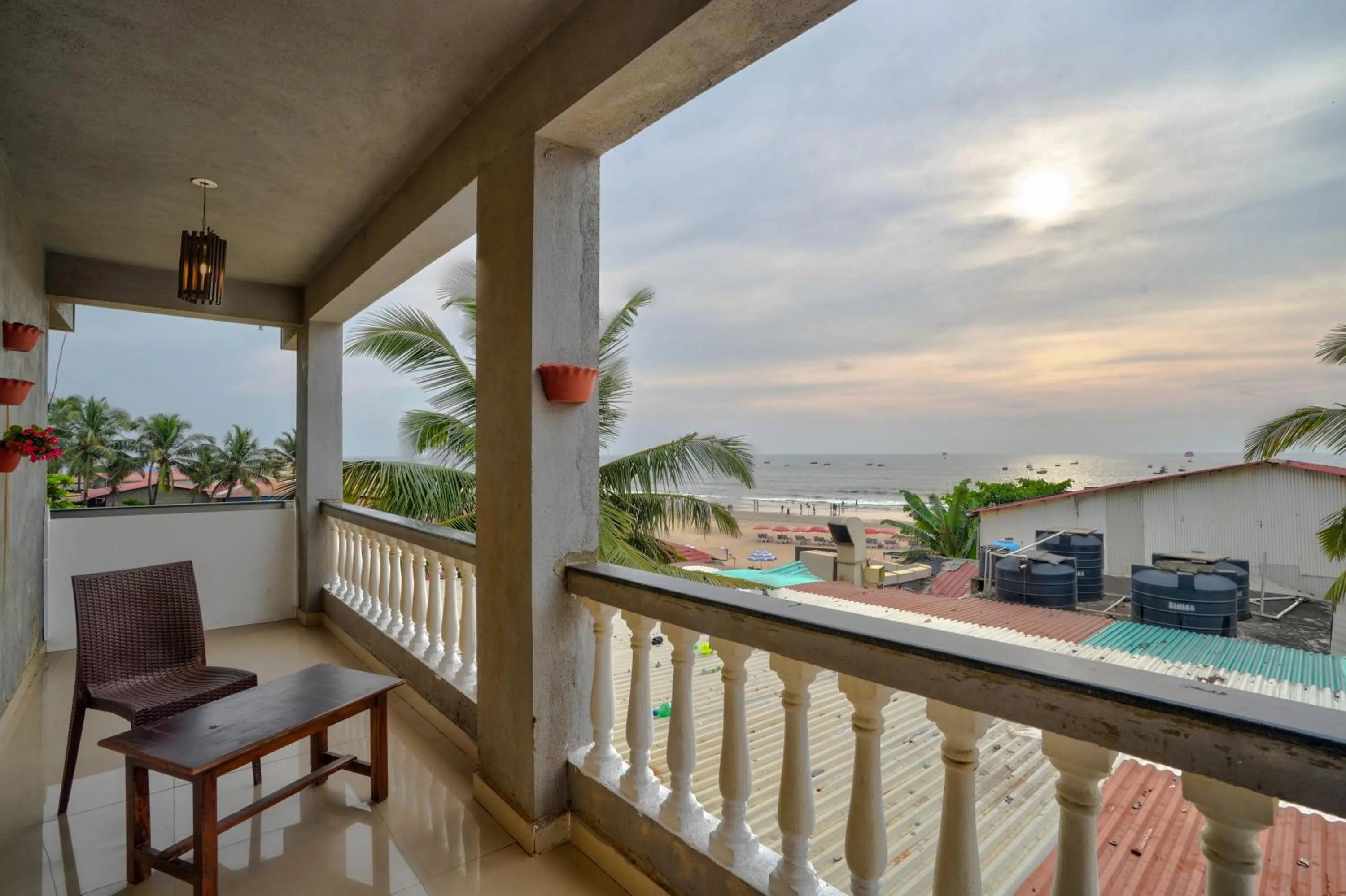 Seating area in Hotel Salty Waves Baga