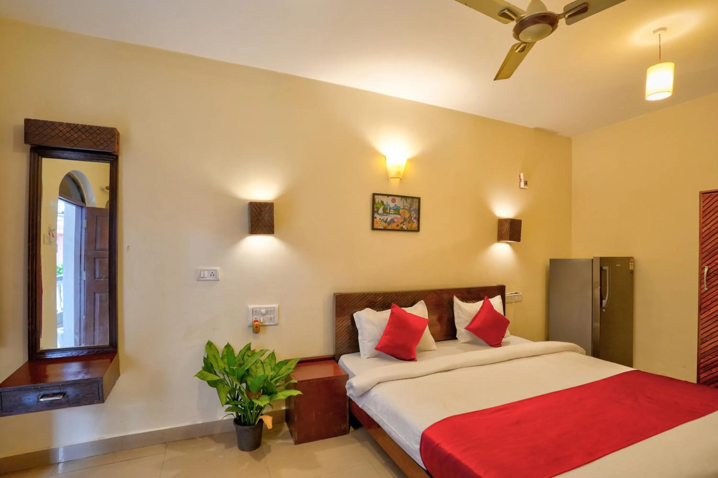 Bedroom, Bed in Hotel Salty Waves Baga