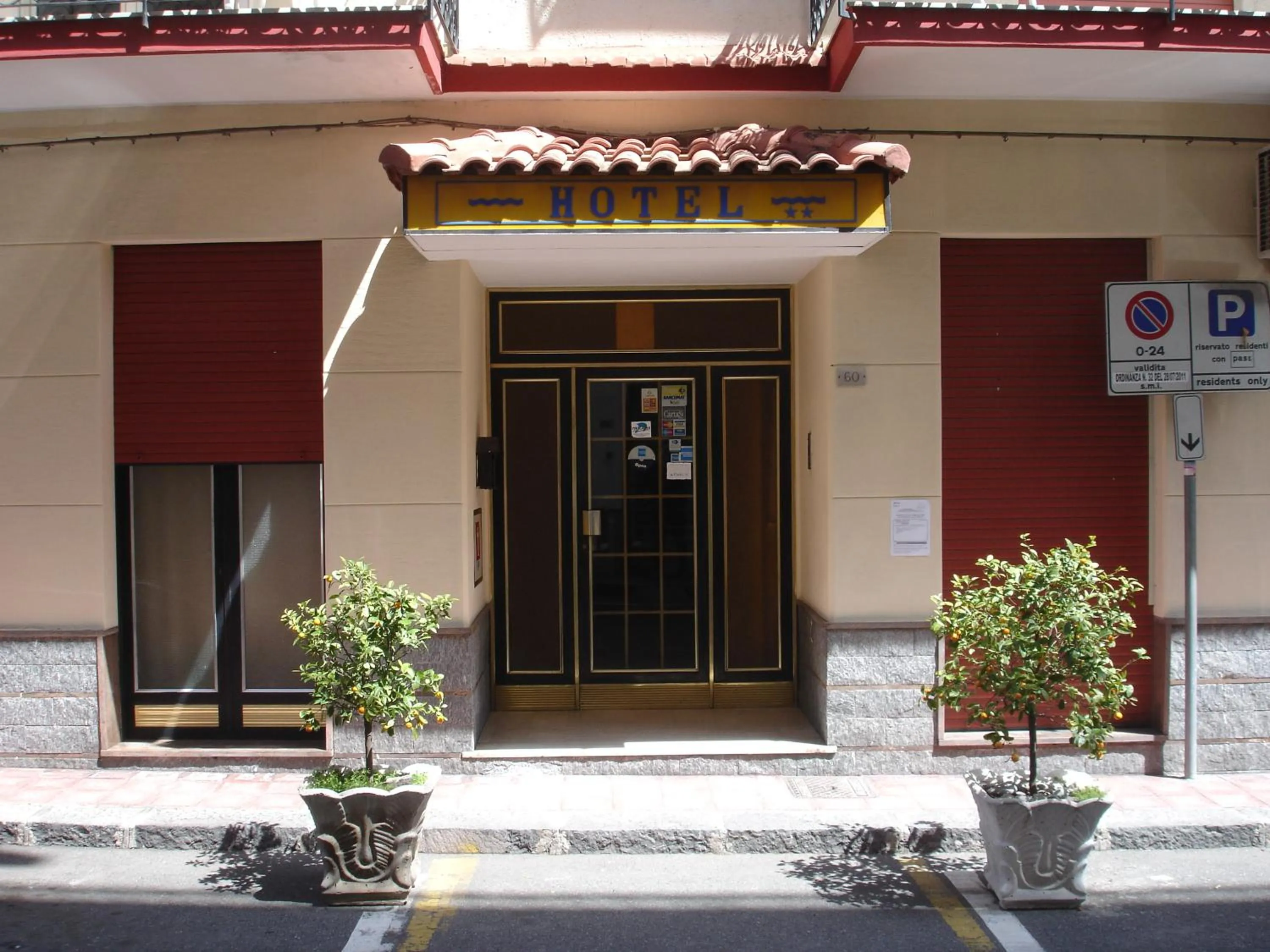 Facade/entrance in Hotel La Rusticana
