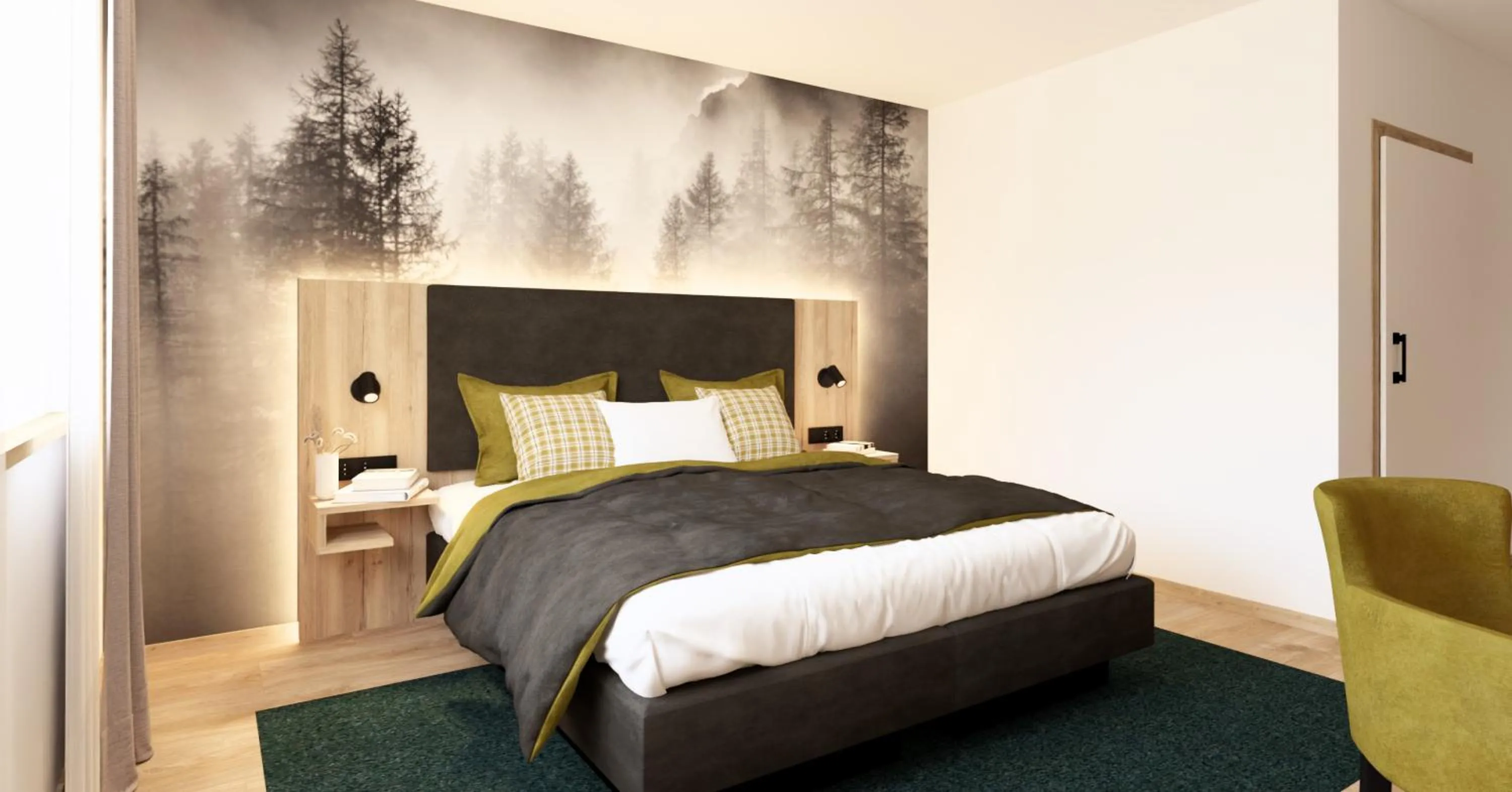 Bed in Wohlfühlhotel zur Grässelmühle