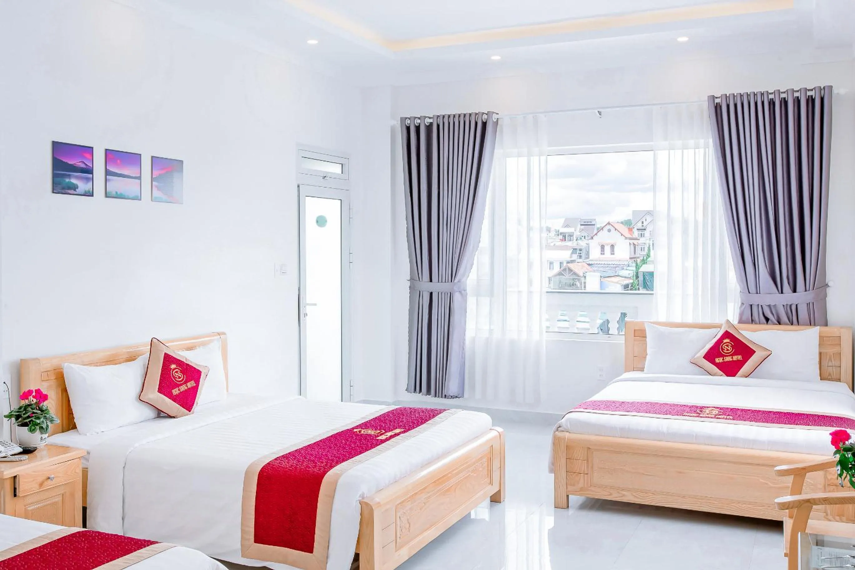 Bed in Ngọc Sang 3 Hotel