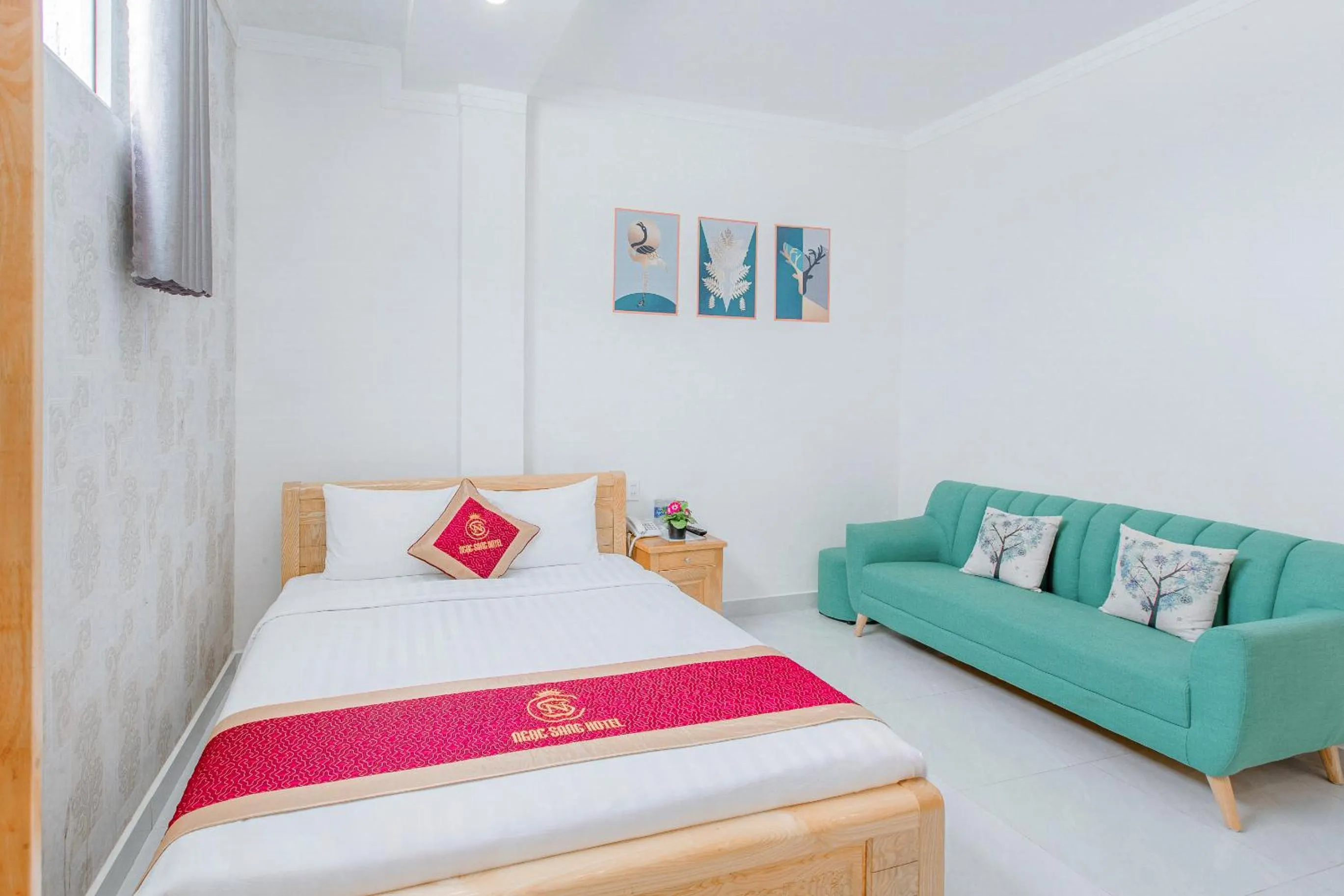 Bed in Ngọc Sang 3 Hotel