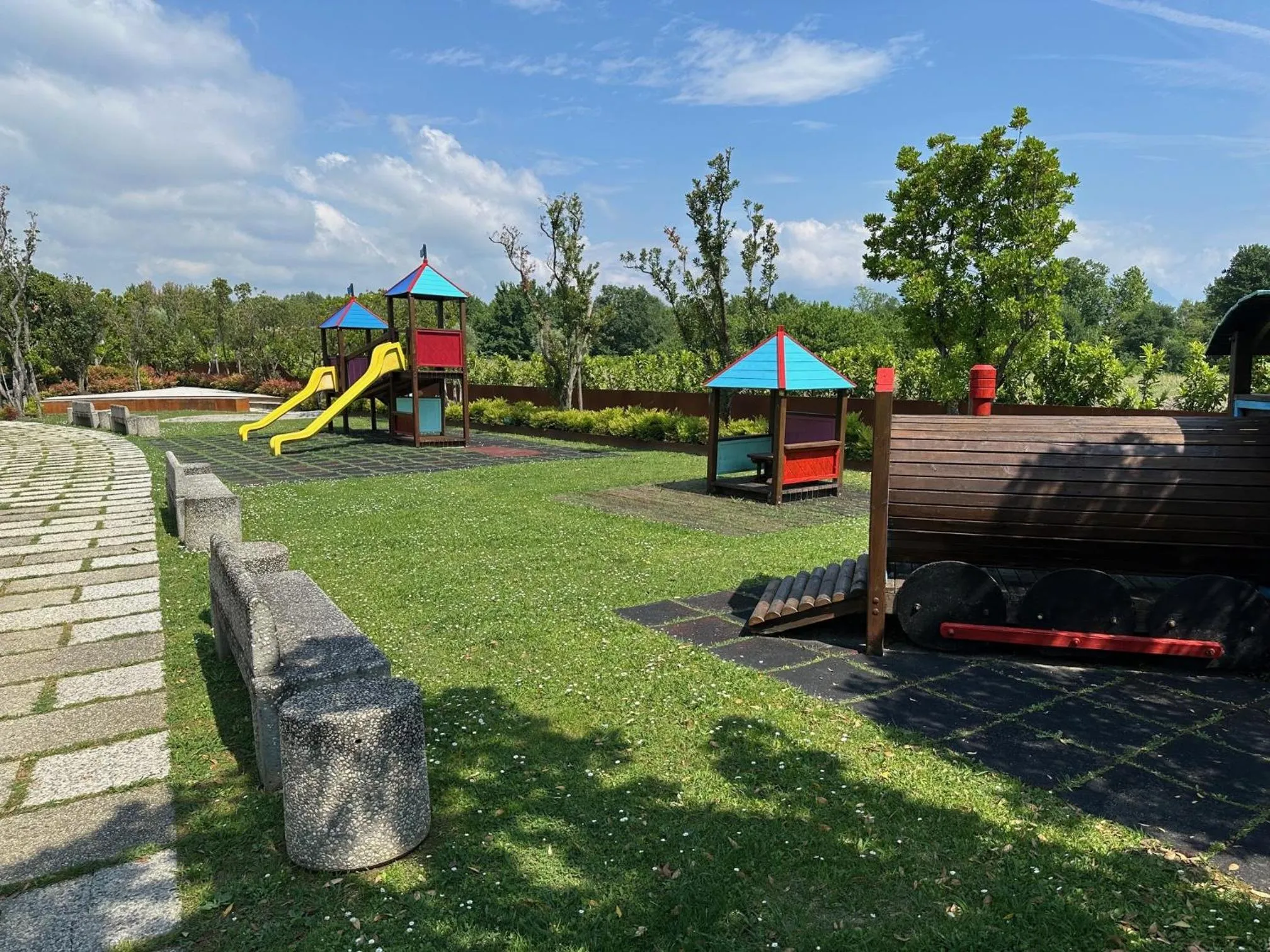 Children play ground in Villaggio Barbara