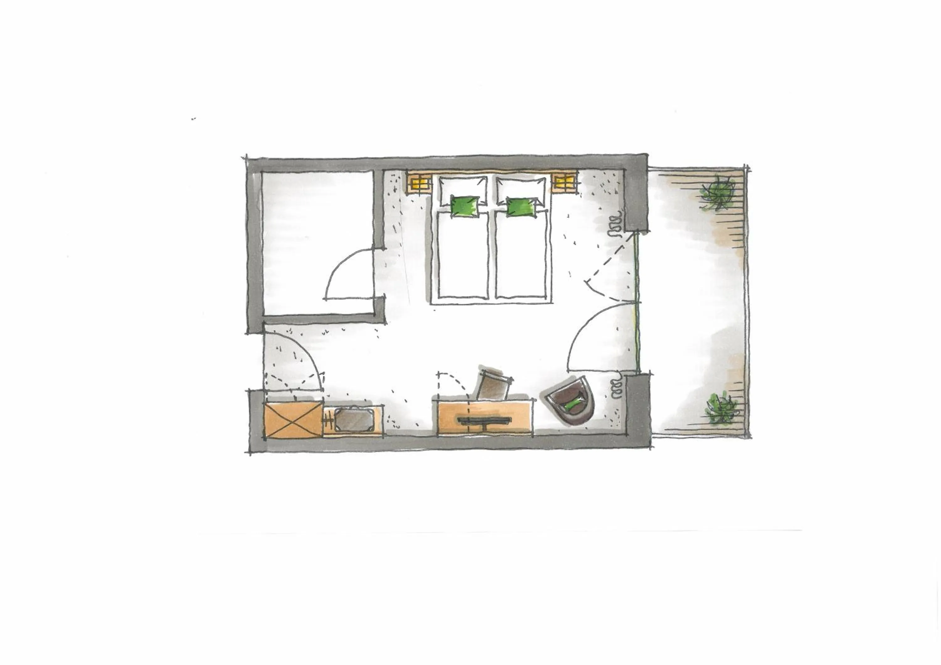 Floor plan in Pflugwirts Hotel und Gasthaus