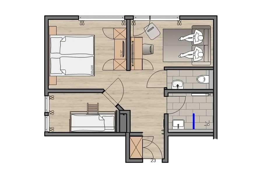 Floor plan in Pflugwirts Hotel und Gasthaus