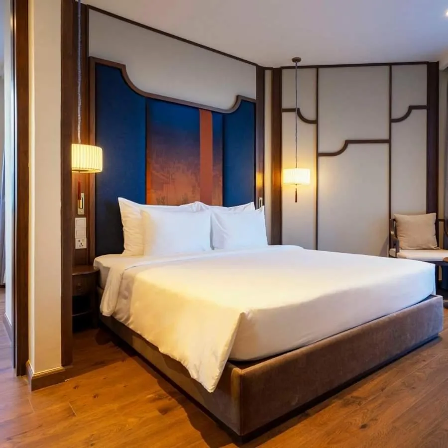 Bed in Apec Nirvana Peace Mui Ne