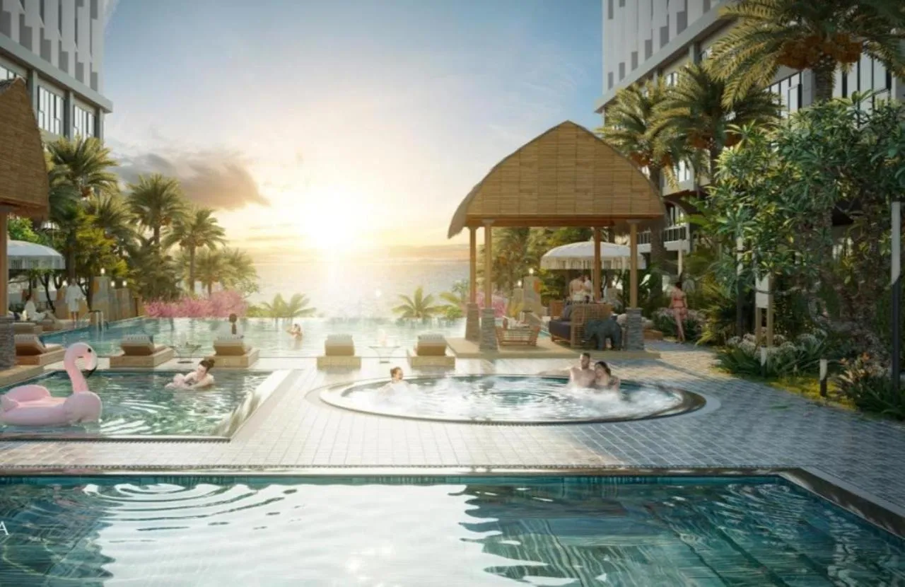 Swimming pool in Apec Nirvana Peace Mui Ne