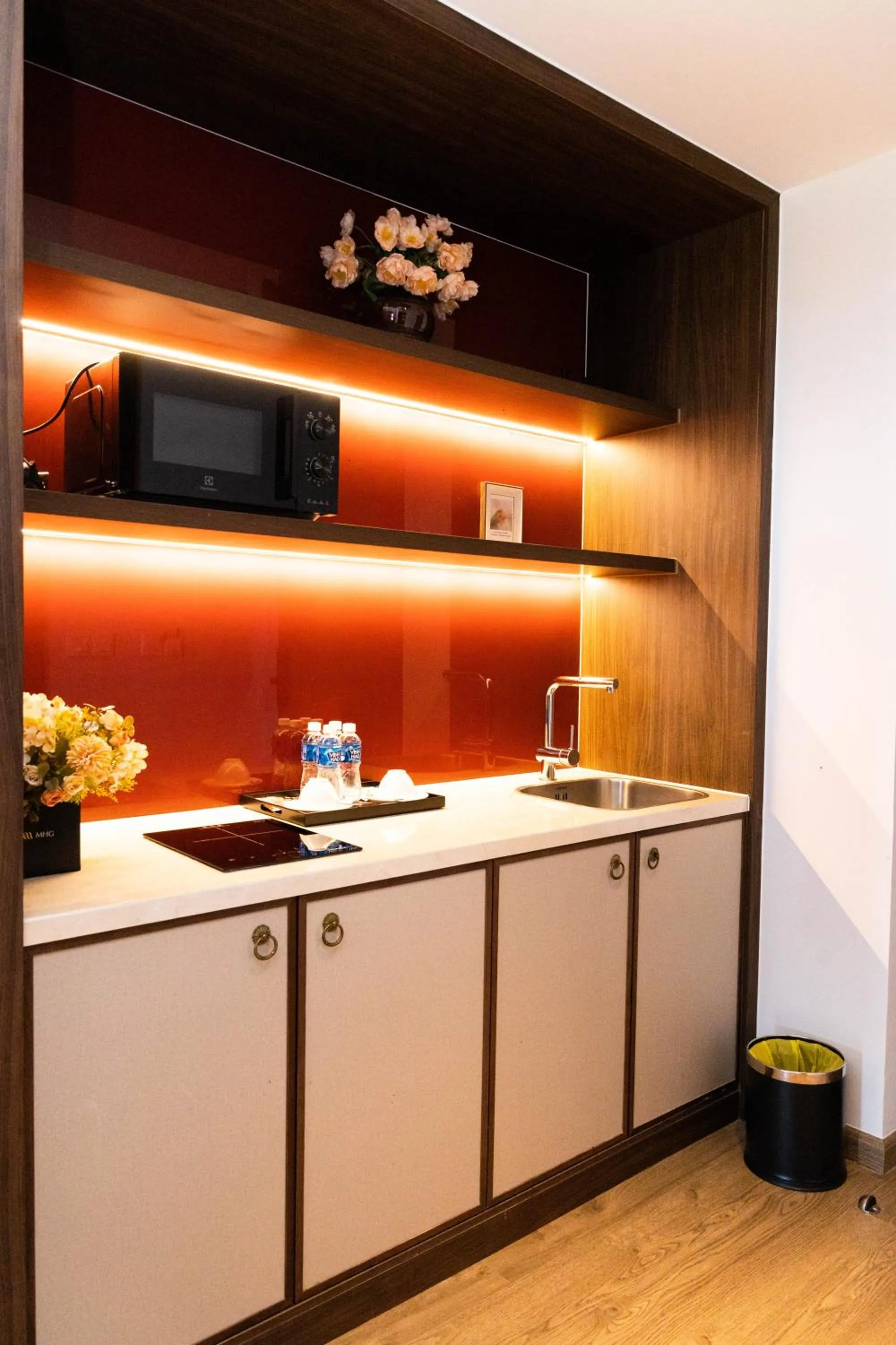 Kitchen or kitchenette in Apec Nirvana Peace Mui Ne