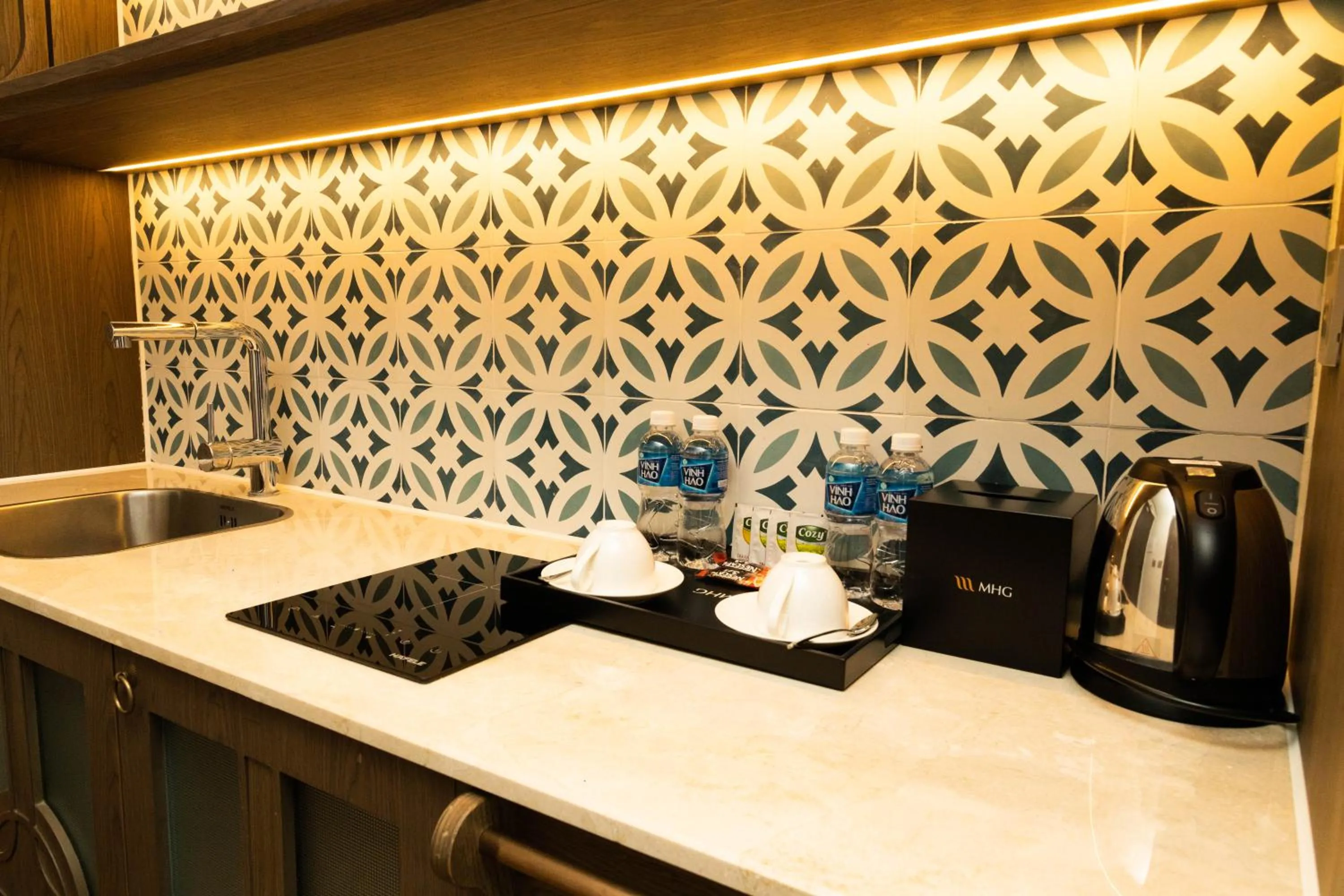 Kitchen or kitchenette in Apec Nirvana Peace Mui Ne