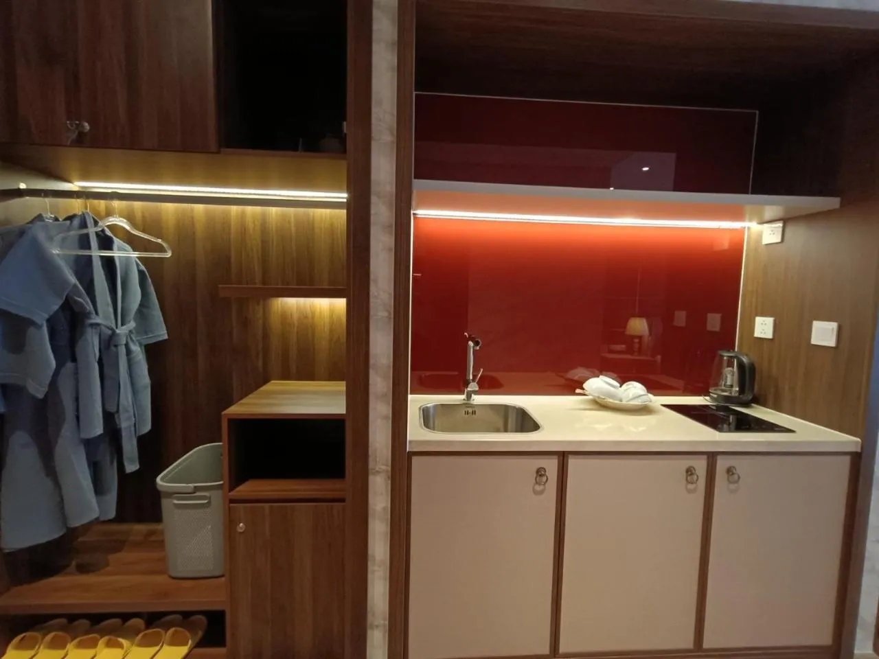 Kitchen or kitchenette in Apec Nirvana Peace Mui Ne