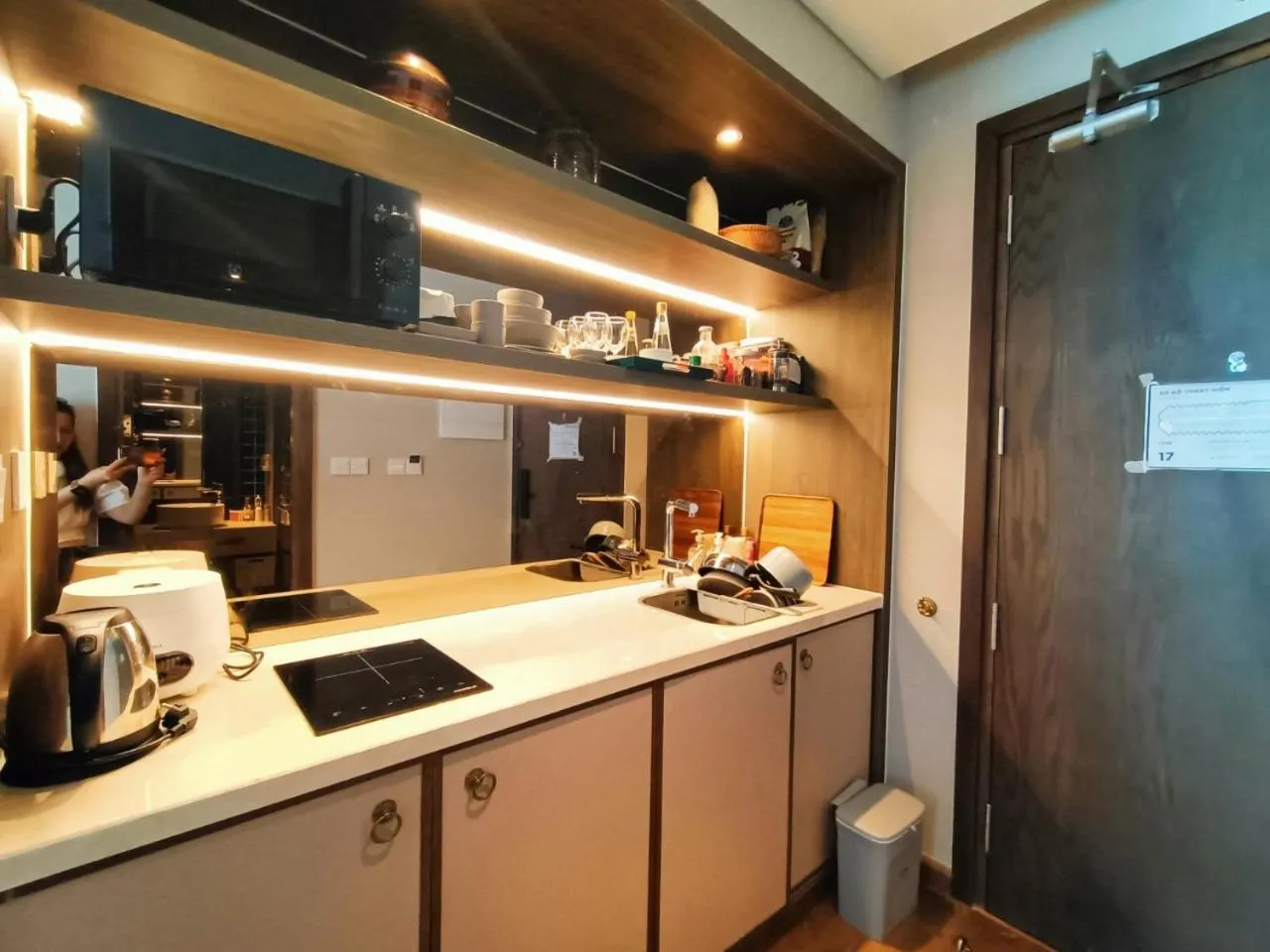 Kitchen or kitchenette in Apec Nirvana Peace Mui Ne