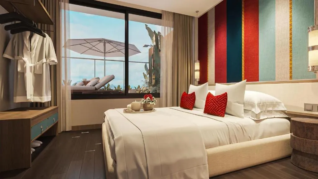 Bed in Apec Nirvana Peace Mui Ne
